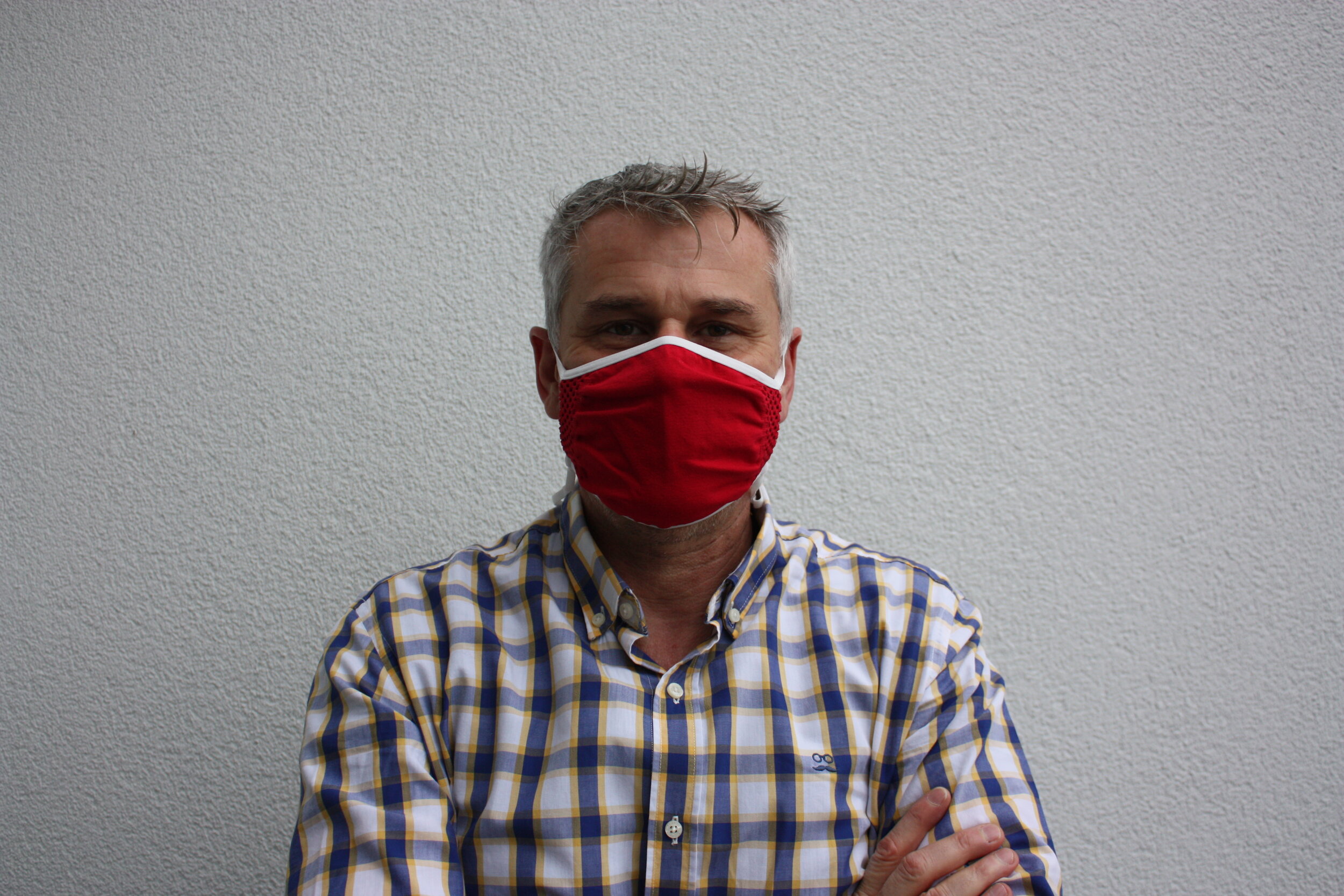 Body and co Schutzmaske ROT - Antiviral