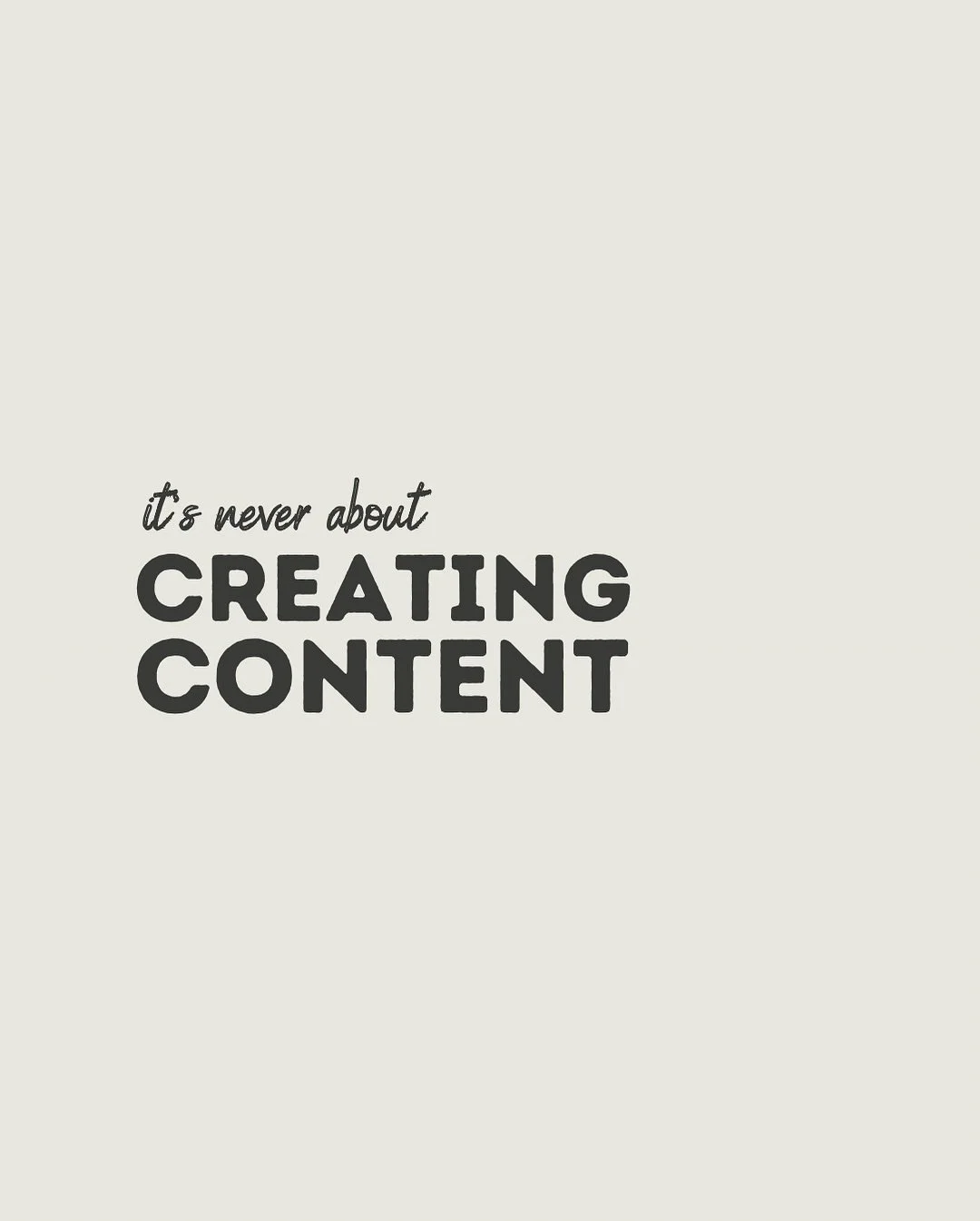 Your friendly reminder 📣
Honestly, it&rsquo;s not really about filming polished videos or planning perfect posts.

It&rsquo;s about doing interesting stuff&hellip; and then just talking about it.
Snapping everyday moments, sharing behind-the-scenes 