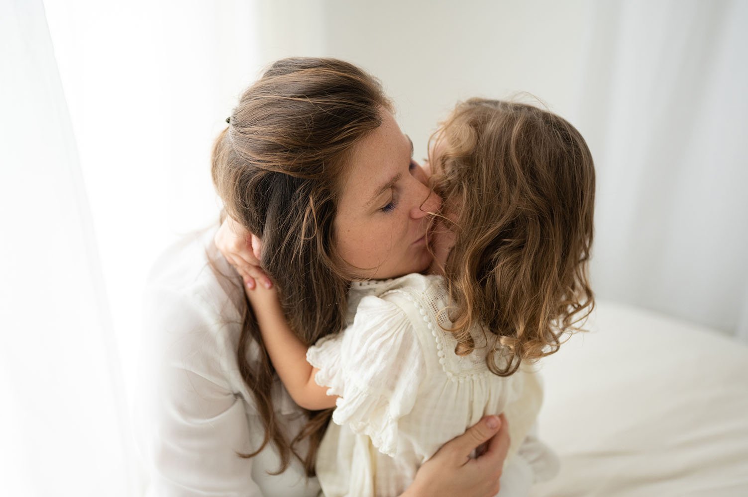 Fotografia famiglia stringimi forte mamma