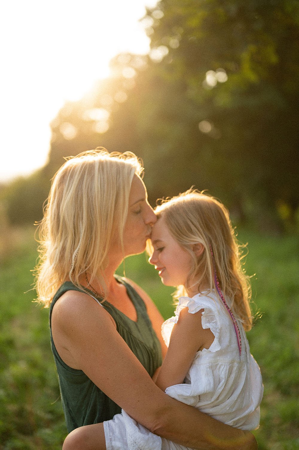 Fotografia famiglia mamma amorevole