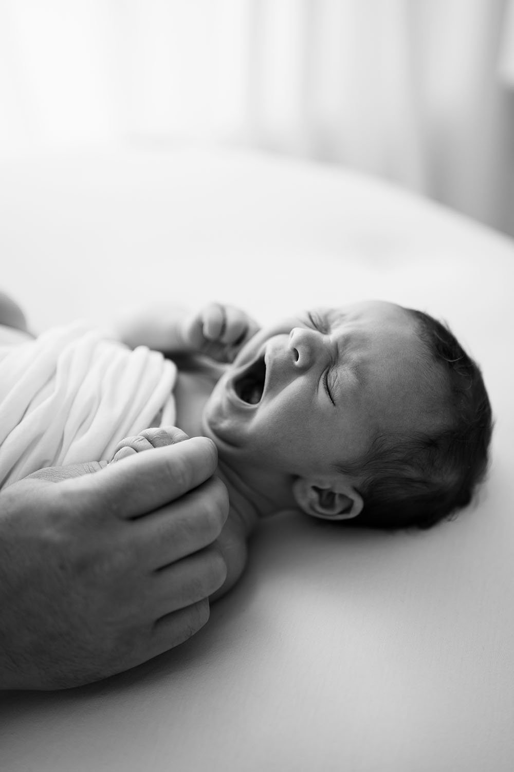 Fotografia neonato bianco e nero