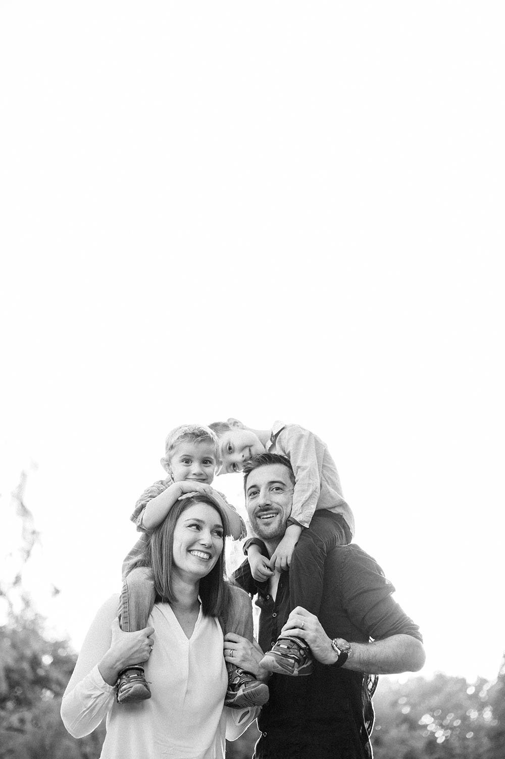 Fotografia famiglia momento felice