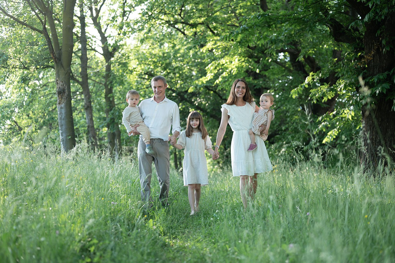 Fotografia famiglia tutti insieme