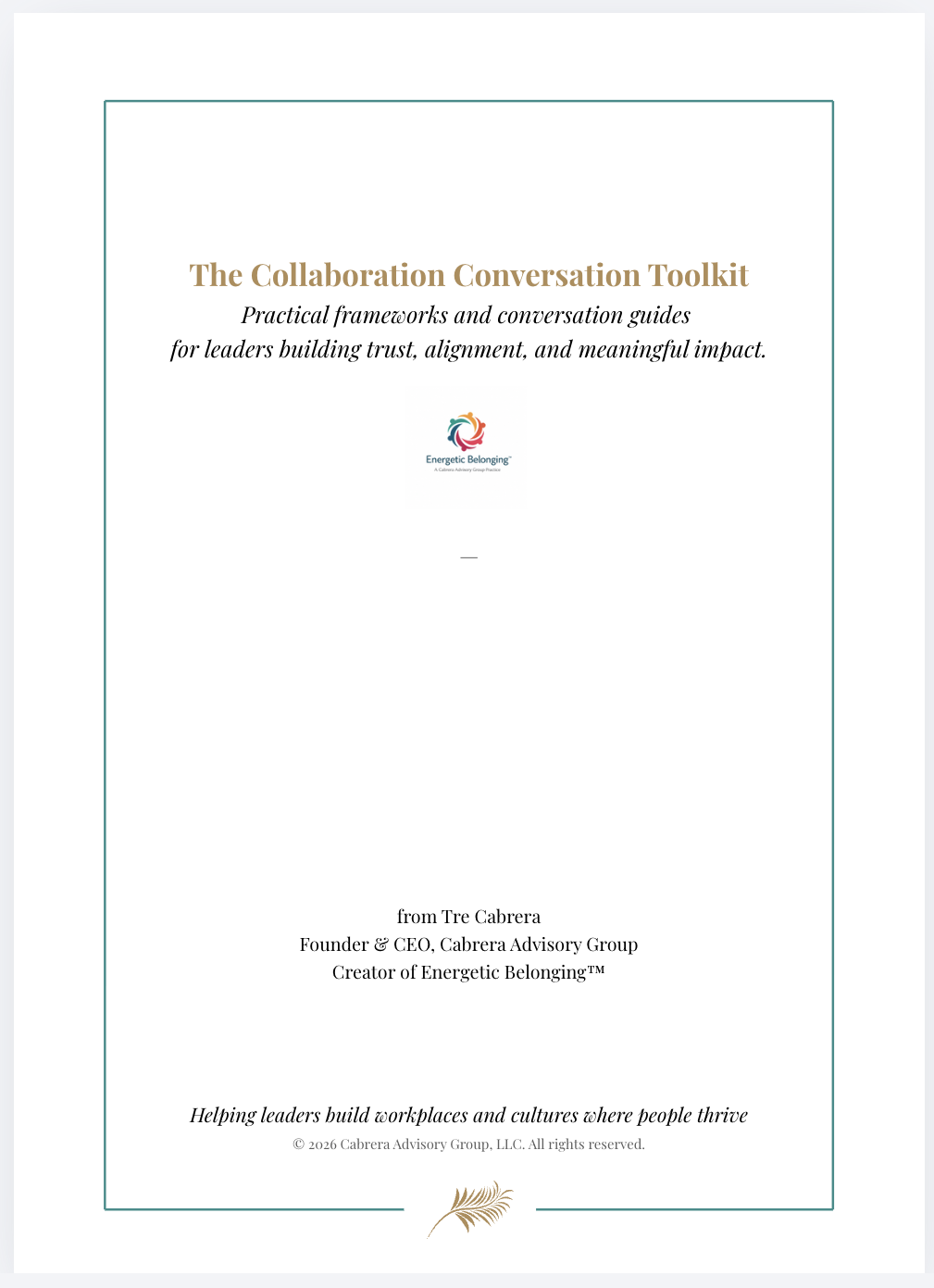 Collaboration Conversation Toolkit