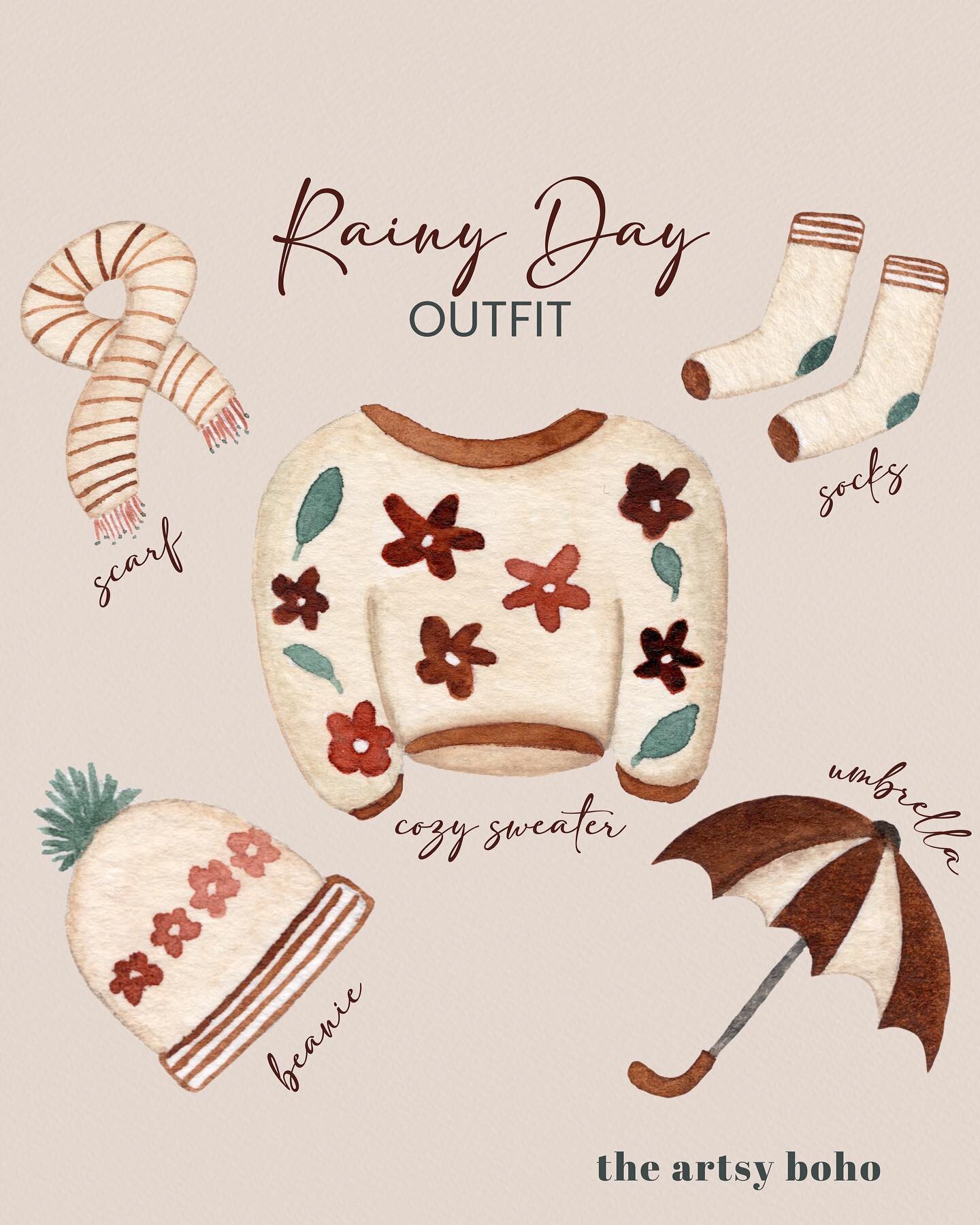 ✨🌧️ Estos d&iacute;as de lluvia ameritan un cozy outfit y un buen DIY, as&iacute; que te dejo un descargable para que pintes esta ilustraci&oacute;n acogedora 🎨

No s&eacute; tu, pero con el calor que lleva haciendo estos pasados meses en Puerto Ri