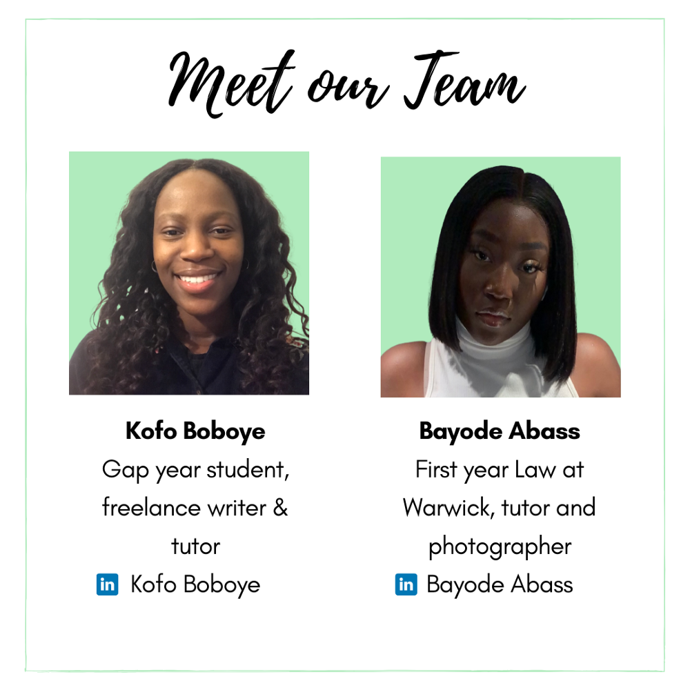 Meet Kofo and Bayode!