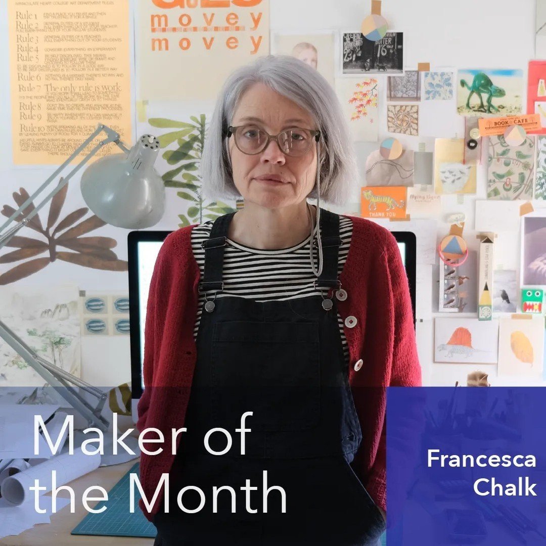 //Maker of the Month//

Our Maker of the Month for May is Francesca Chalk, a talented artist who crafts stunning cards and prints using a unique blend of watercolour painting and found collage. Her whimsical and vibrant creations showcase her keen ey