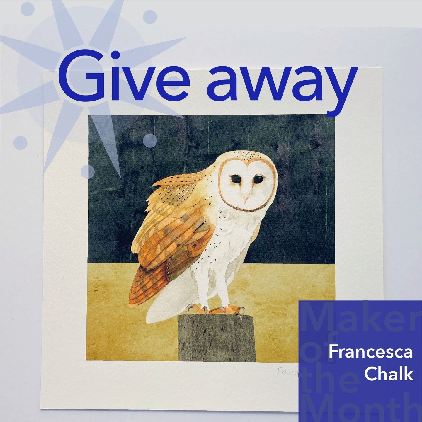 //GIVEAWAY//

This is our 4th giveaway as part of our Maker of the Month, featuring this beautiful print by Francesca Chalk!

Thank you Francesca for kindly donating this beautiful item!

Here's how to enter:

1 Follow @francescachalk 

2 Like this p
