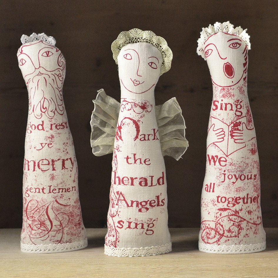 Jill Pargeter - linen xmas figures.jpg