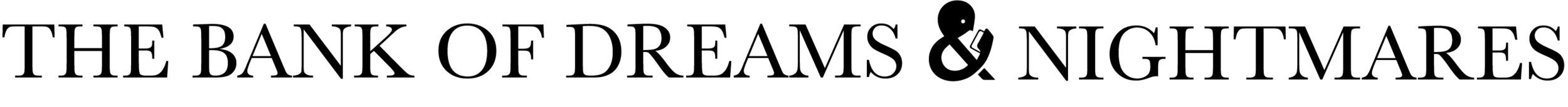 BANK OF DREAMS AND NIGHTMARES LOGO
