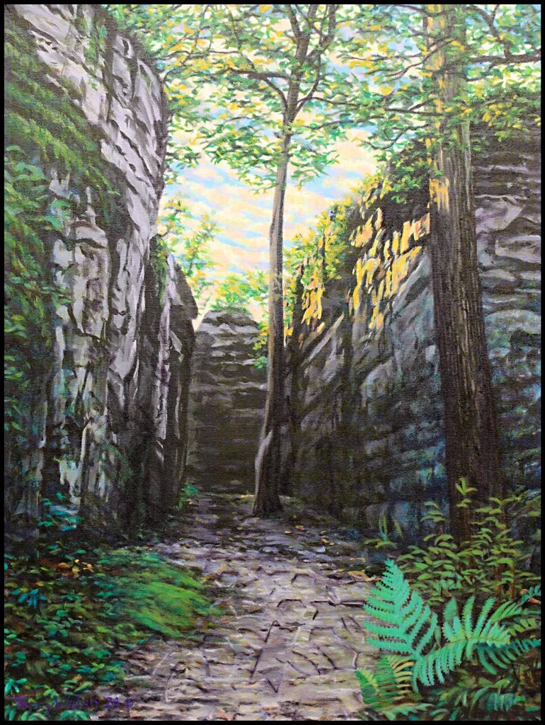 Cul De Sac oil on canvas 24 x 18 2024