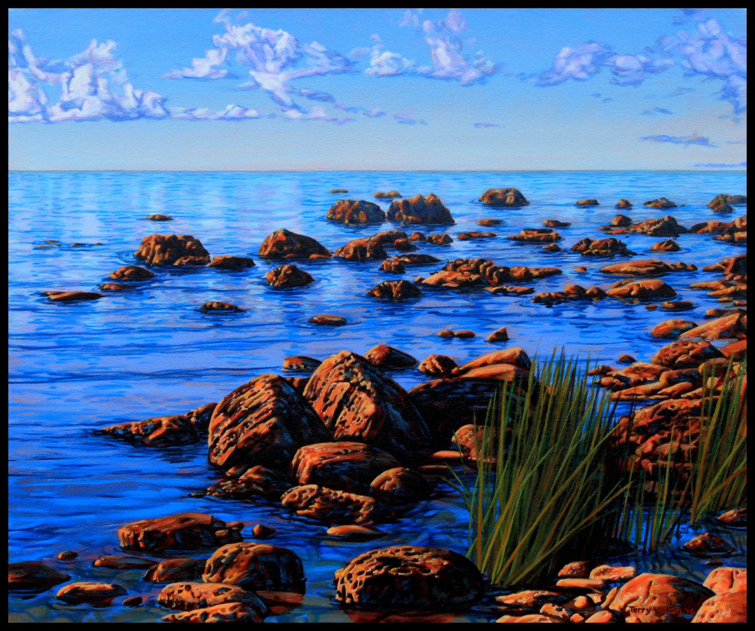 Watch Your Step oil on canvas 20 x 24 2016
Freshwater Gallery, Boyne City, MI