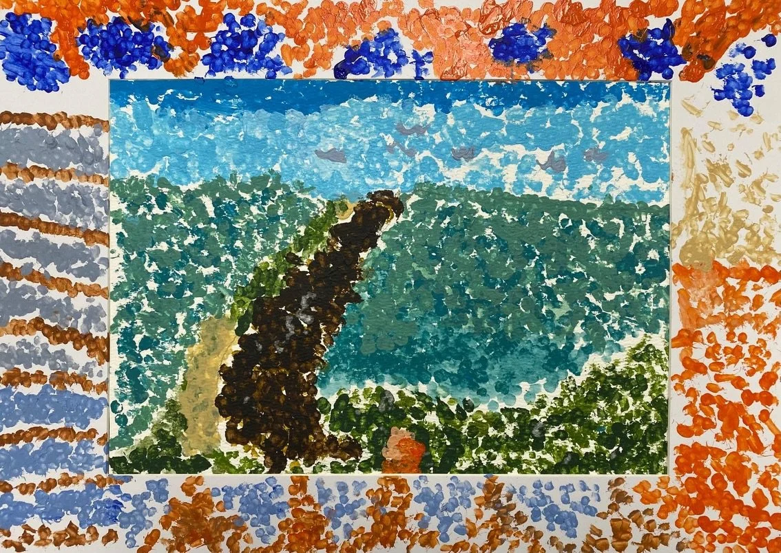 Absolutely stunning interpretations of Georges Seurat&rsquo;s amazing work by our young artists.