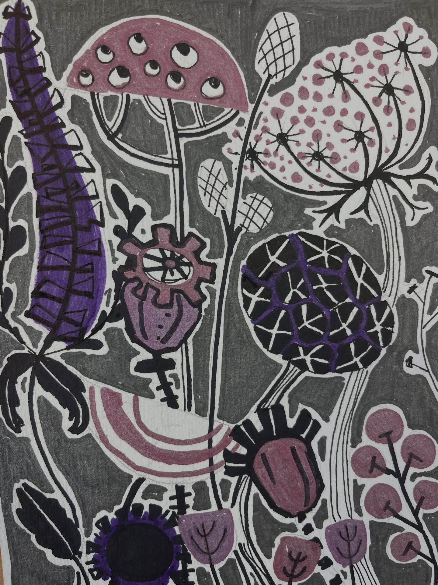 Absolutely stunning studies inspired by the incredible work of artist Angie Lewin @angielewin .