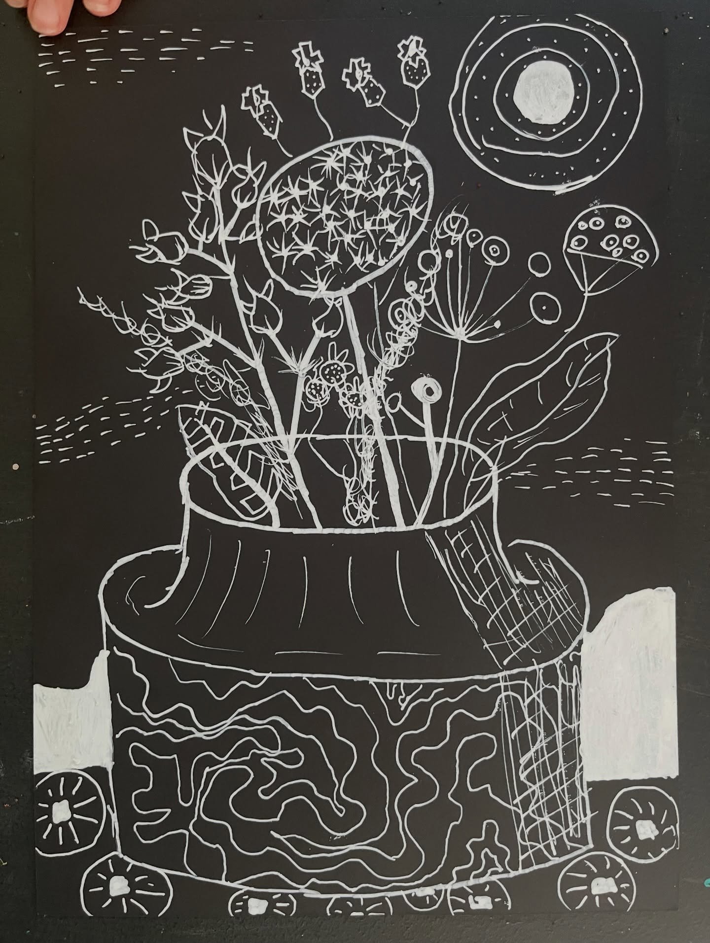 Amazing Angie Lewin inspired still lives with pots by our Monday after school artists! I&rsquo;m blown away by these! Stunning!
@angielewin