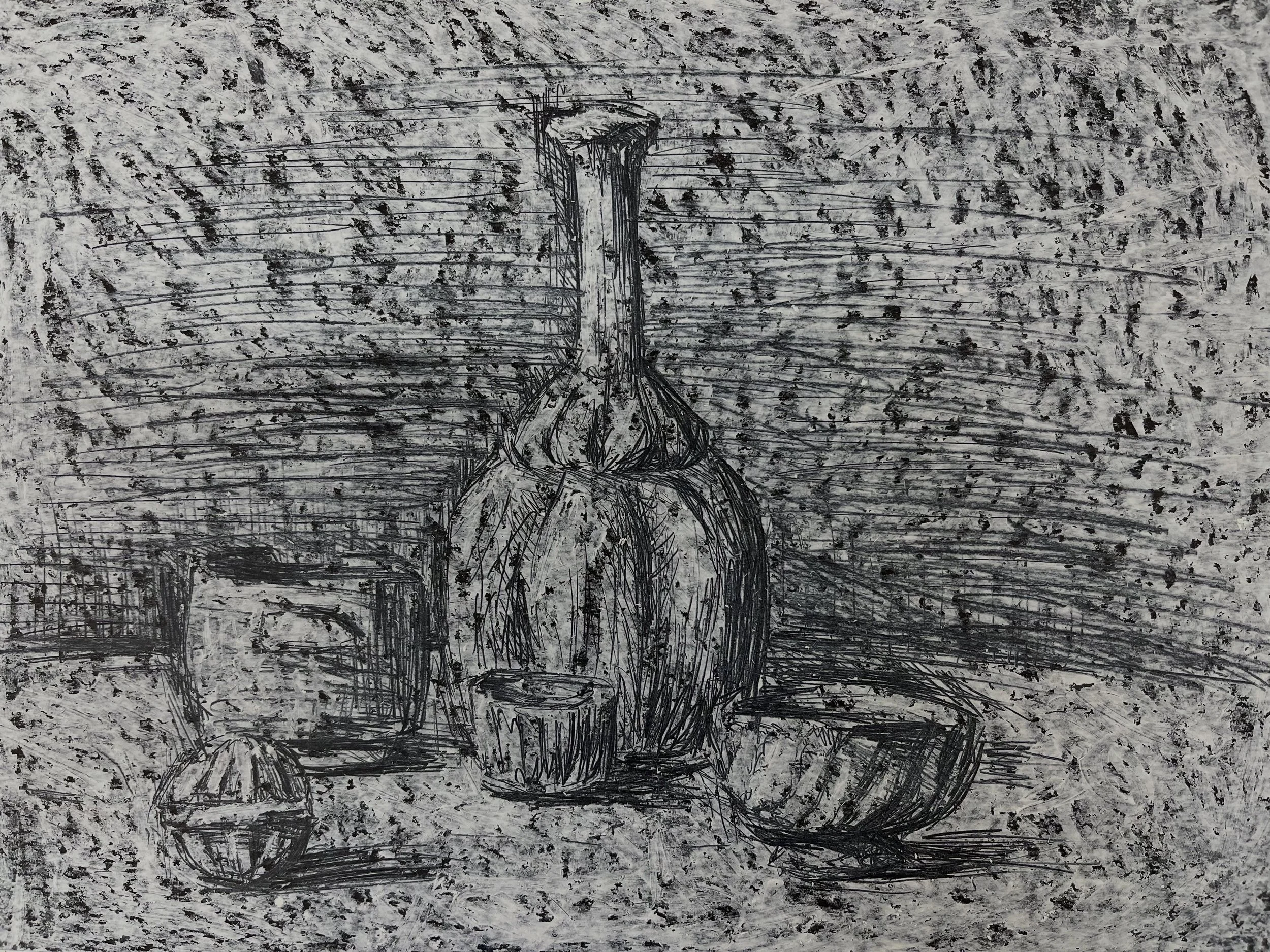 Absolutely stunning sgraffito artworks produced by our Saturday artists in response to the work of the immense  Giorgio Morandi.