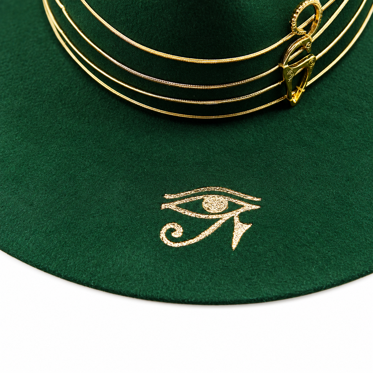 Green Felt Hat with Golden Eye Emblem.png