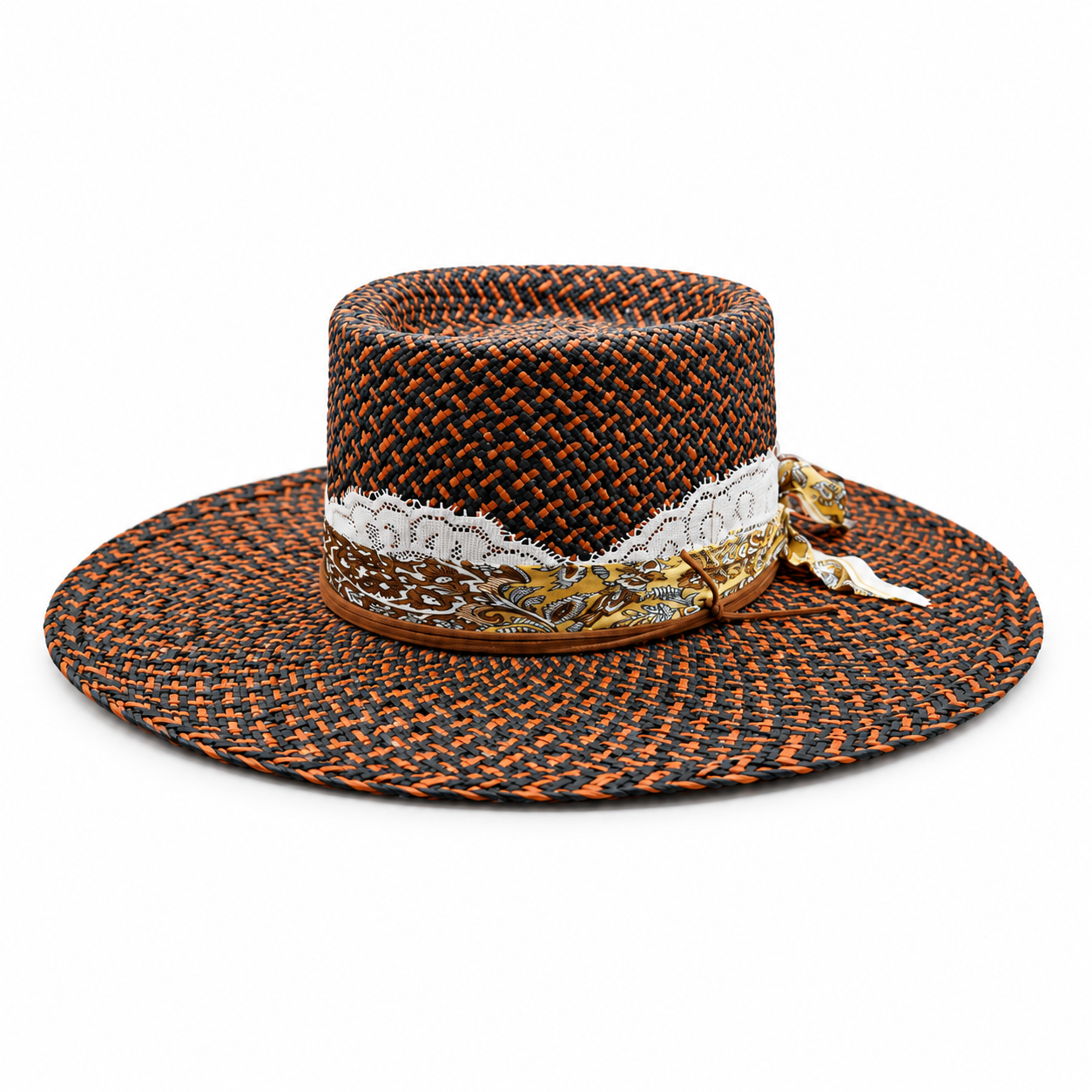 Black Terracotta Straw Hat.png