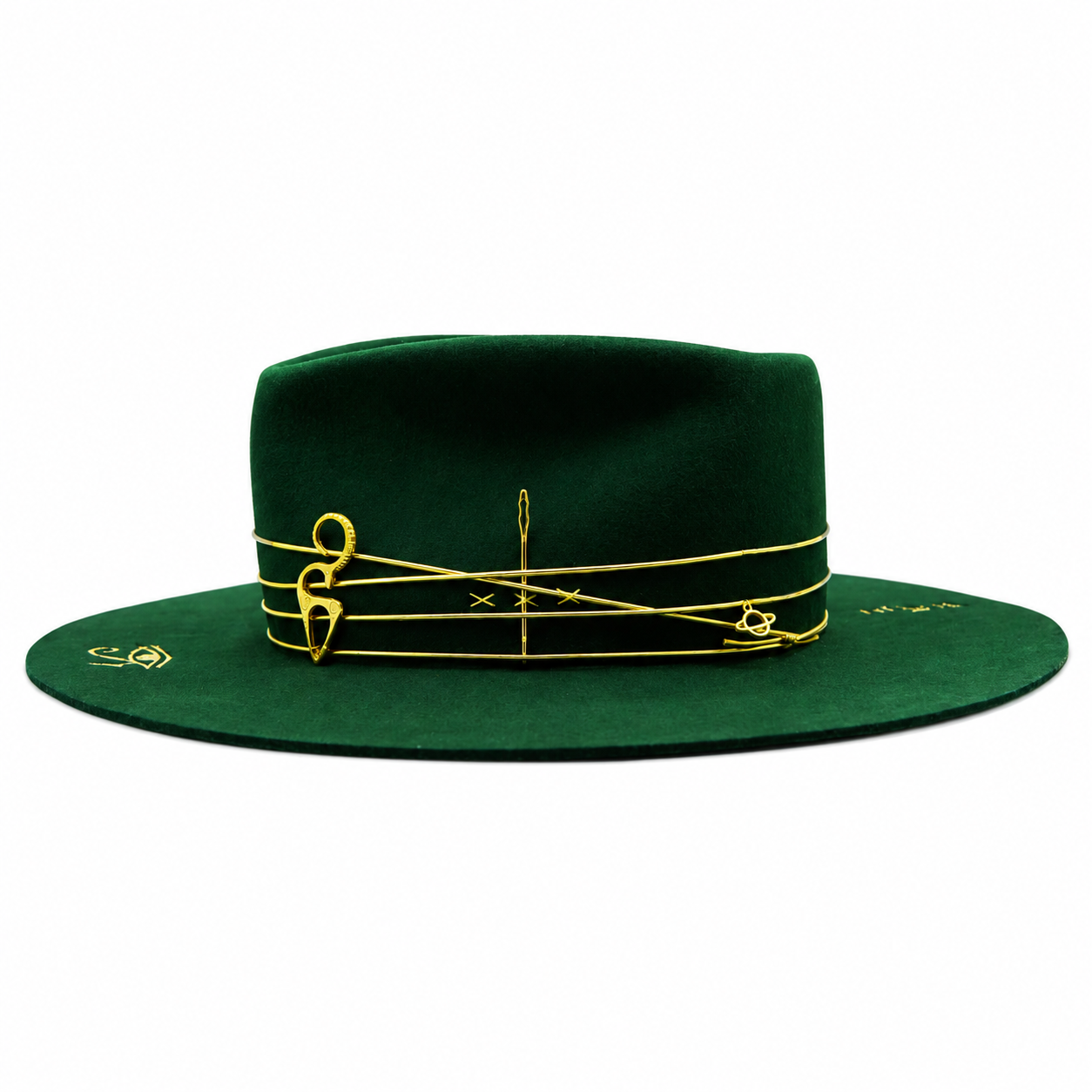Emerald Green Hat with Gold Accents.png