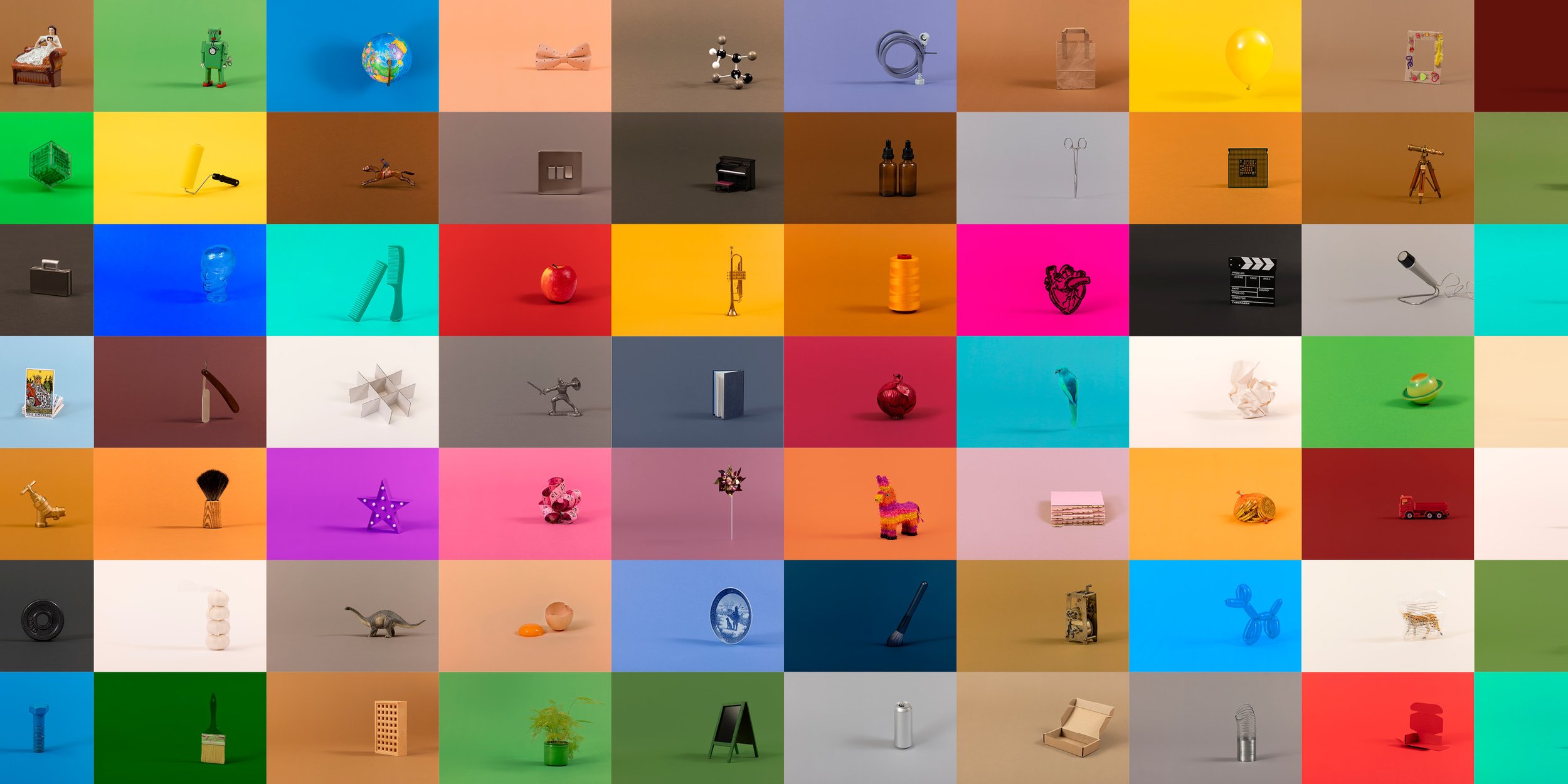 Bespoke image library of over 200 images