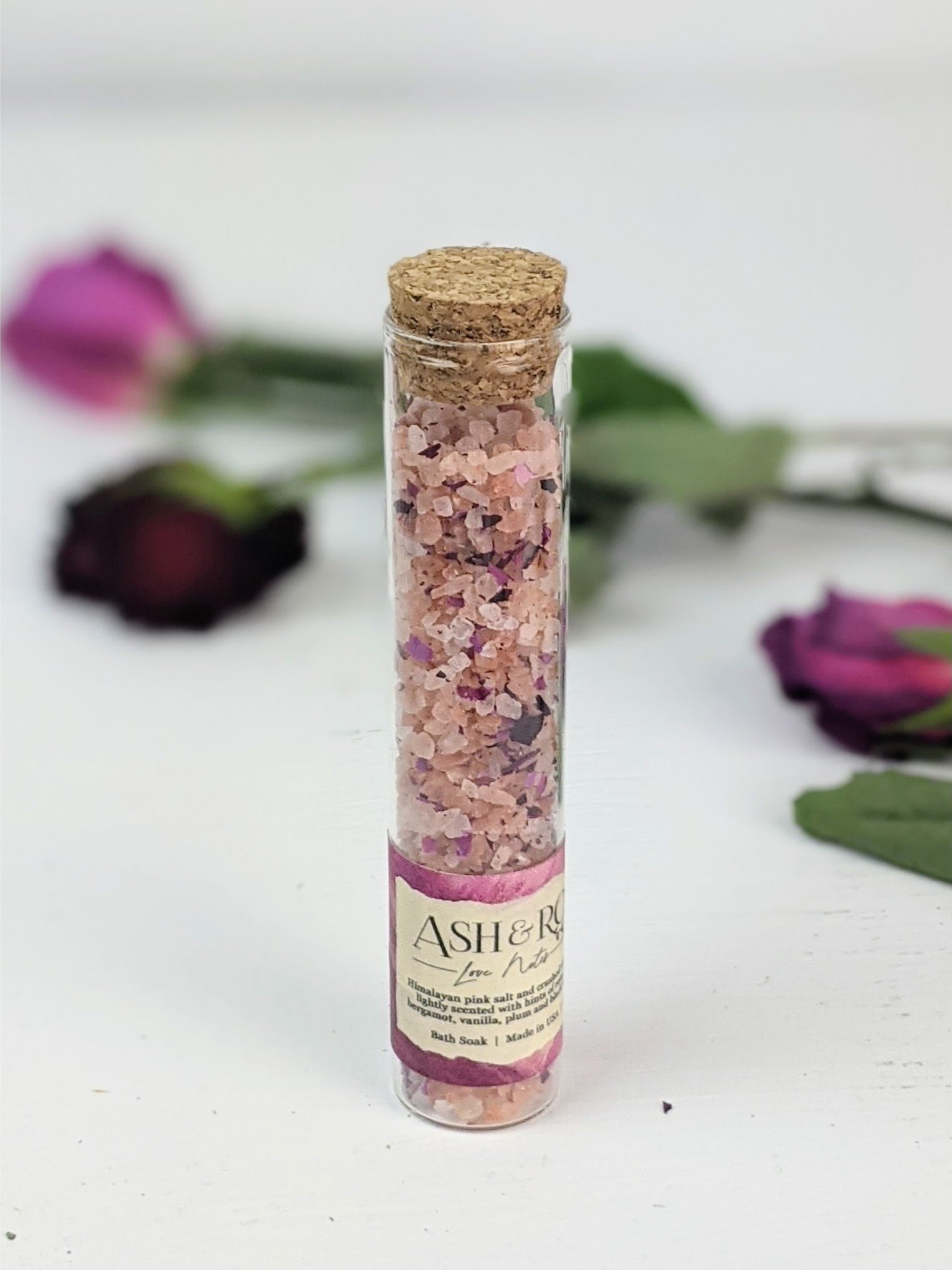 Ash & Rose Love Notes Pink Himalayan Salt Bath Soak (Copy)