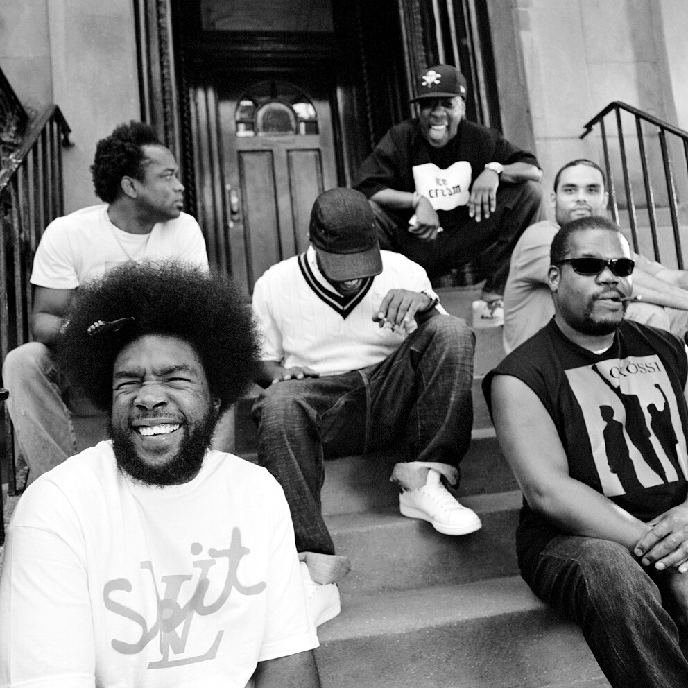 The ROOTS. Questlove, Black Thought, Hub, Kamal, Kirk, Knuckles