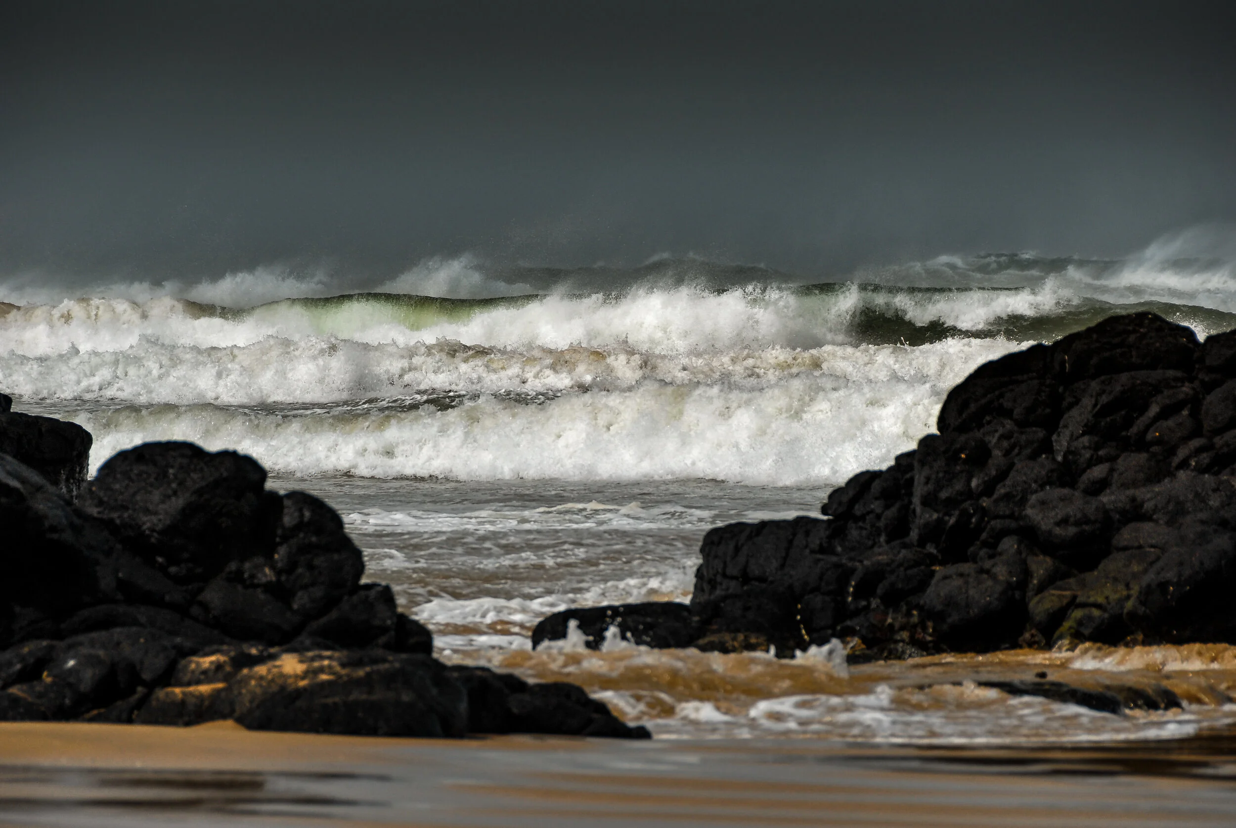 Ein bisschen Wind, ein wenig Wetter - Castlerock, Nordirland