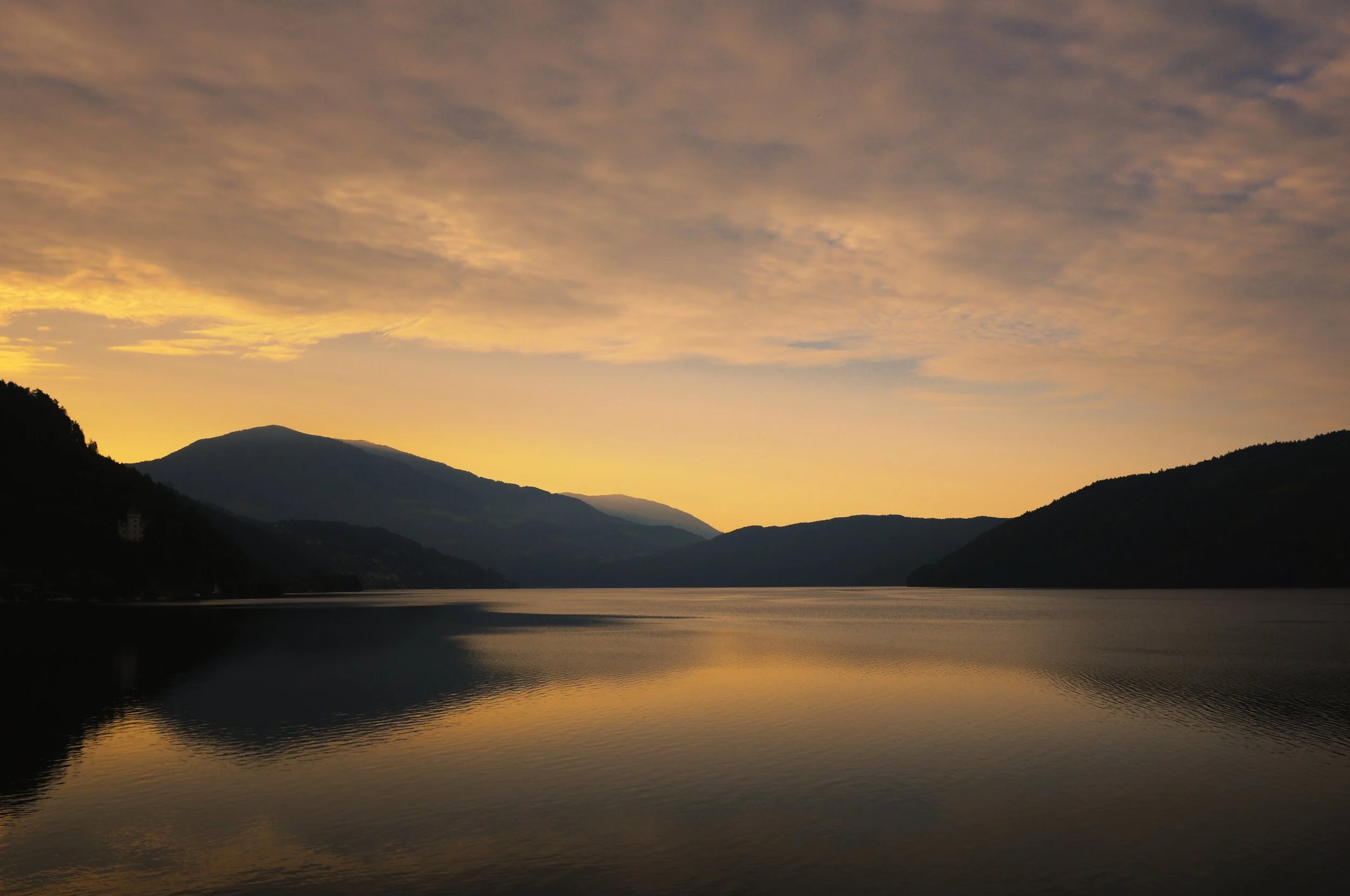 Tagesanbruch am Millstättersee; Kärnten