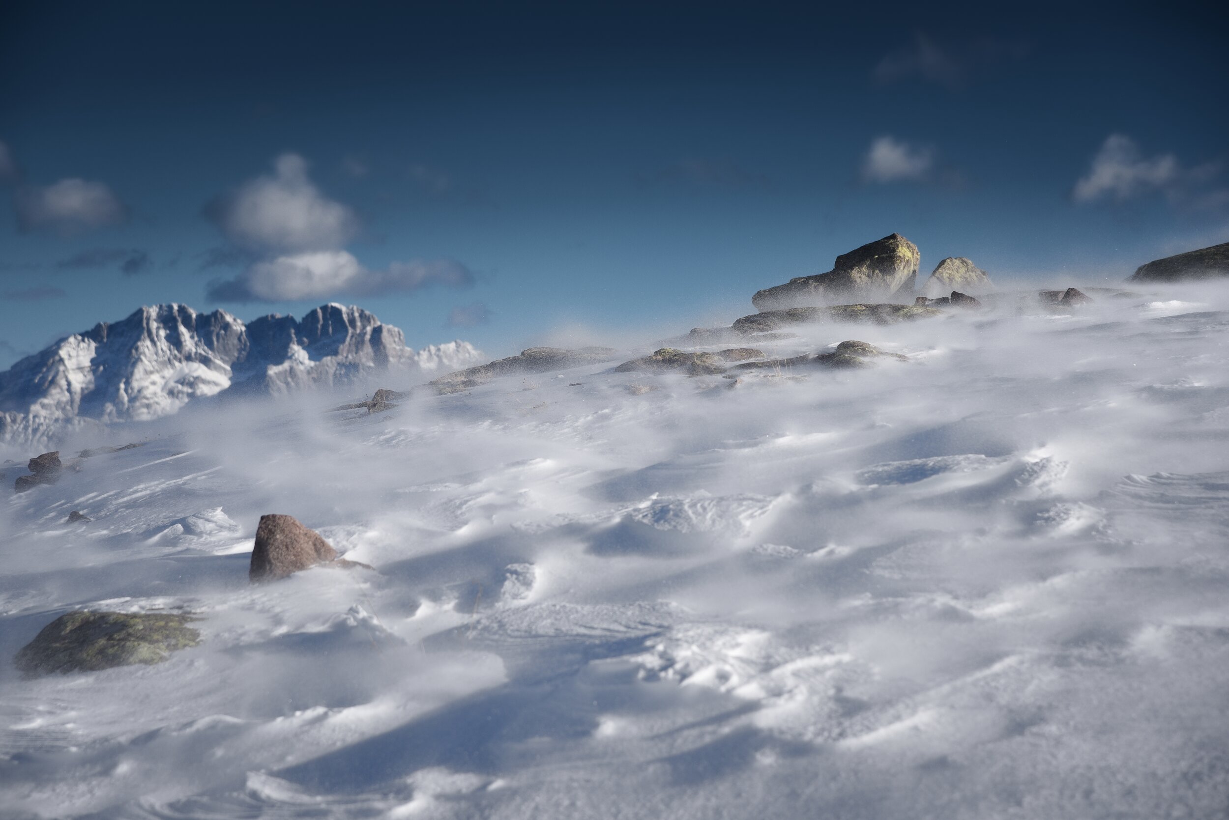 Winterwind - Col Margarita und Civetta, Trentino