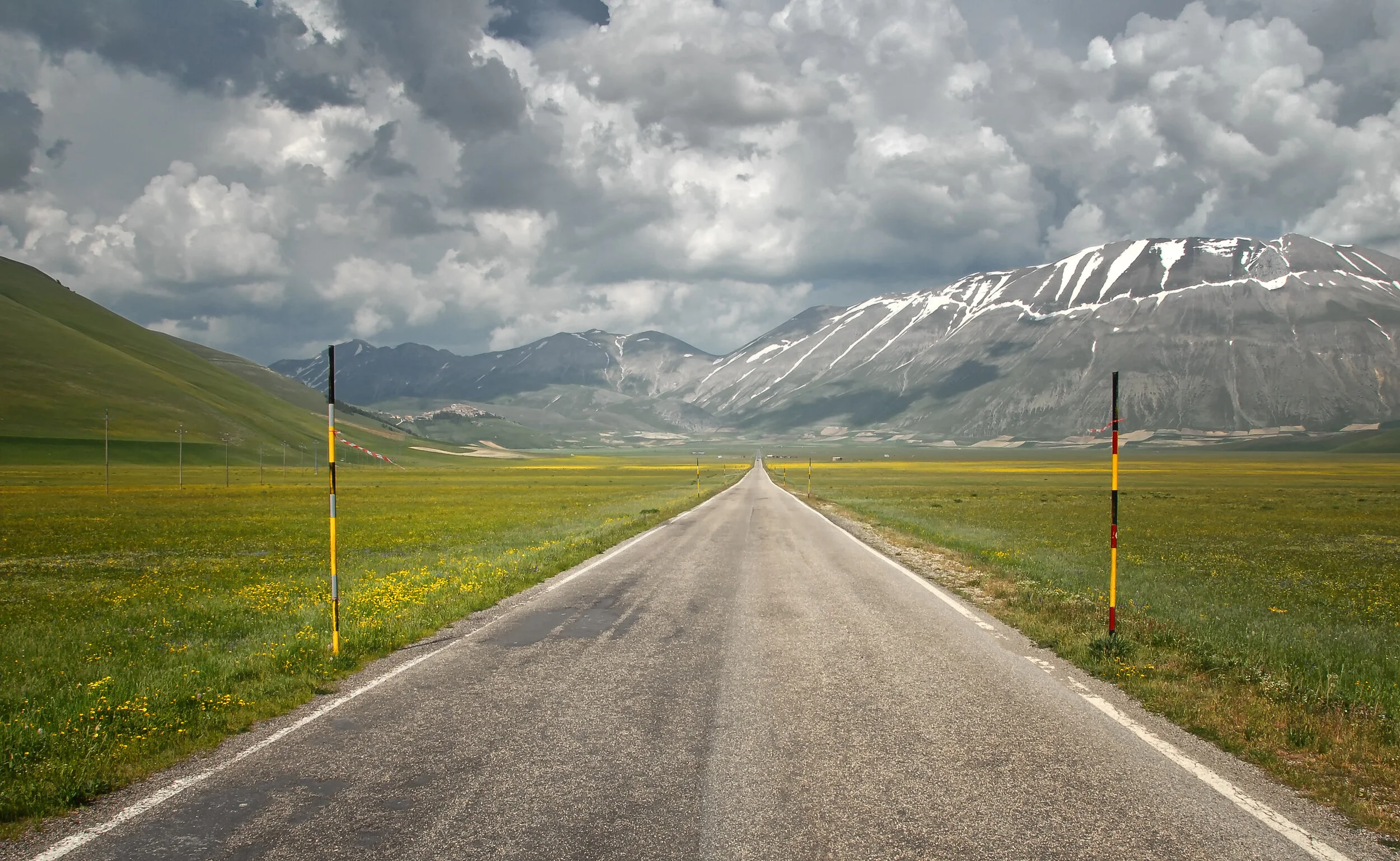 Unterwegs nach Castelluccio - Piano Grande, Umbrien