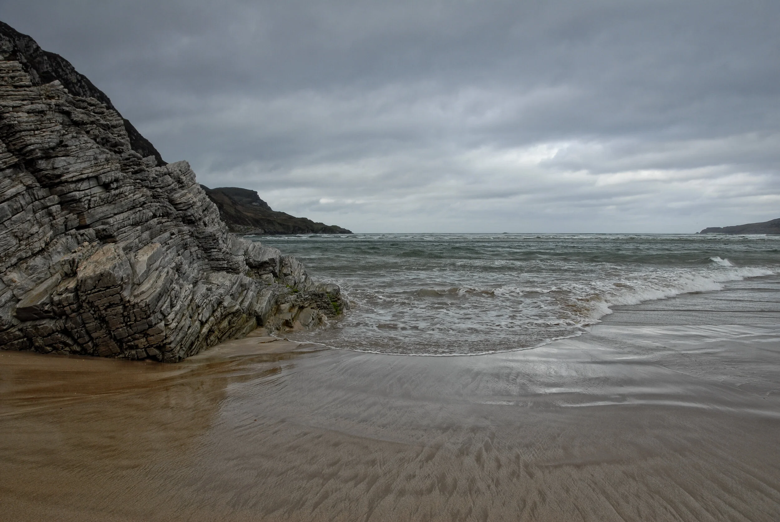 Spielplatz für Mensch & Welle - Maghera Beach, Ardara, Donegal