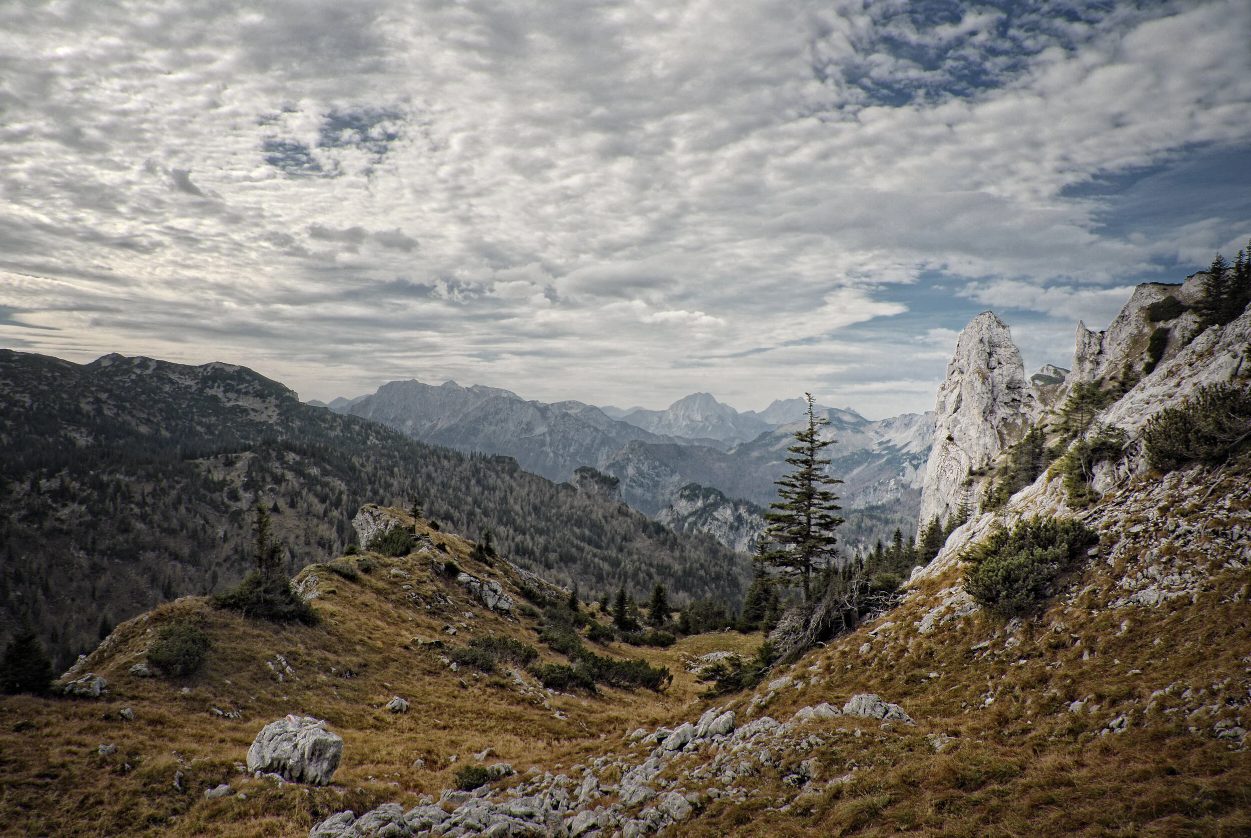 Zwischen Herbst und Winter -Fobisturm