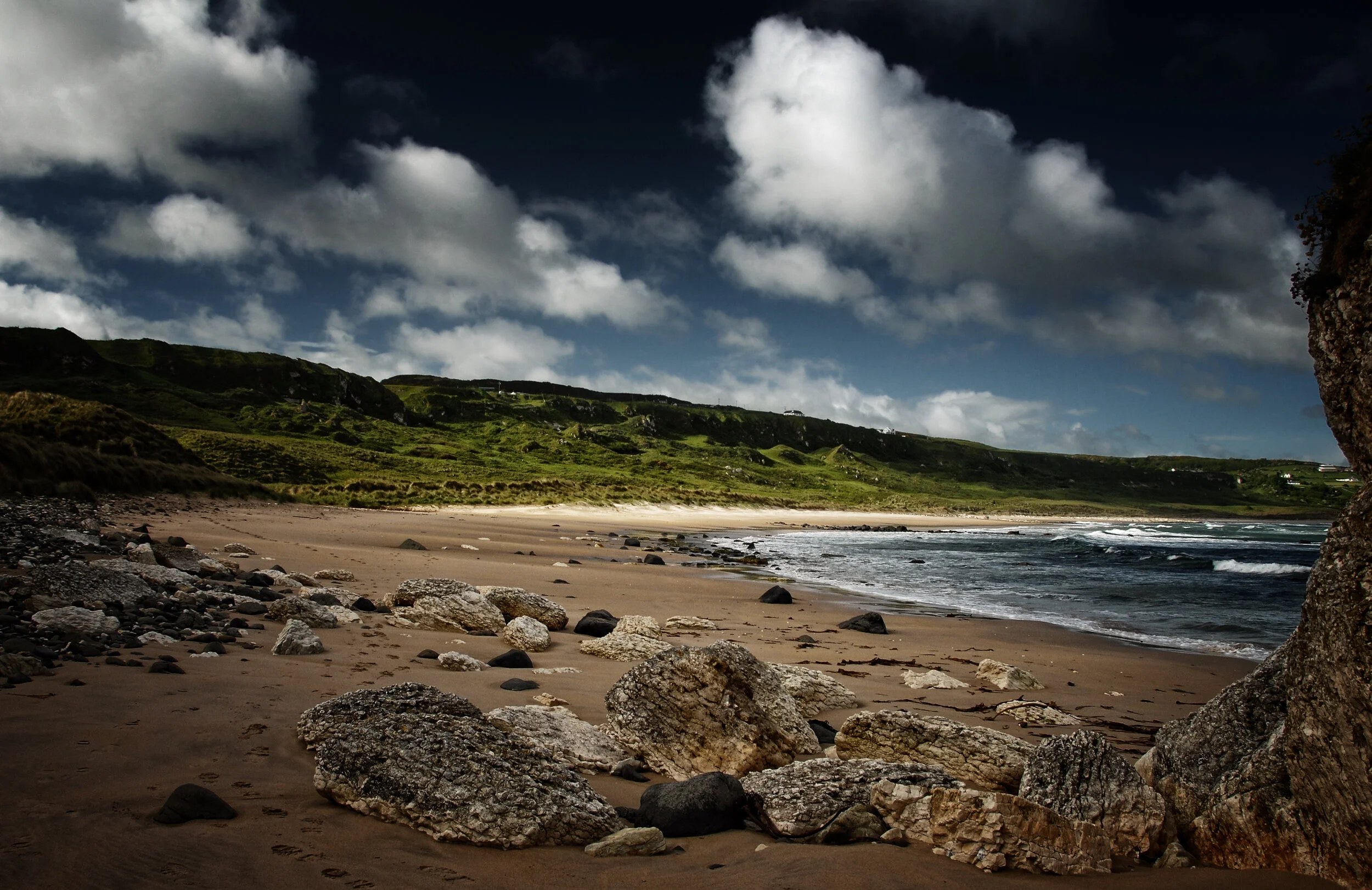 Whitepark Bay, kind of a dark mood yet.....