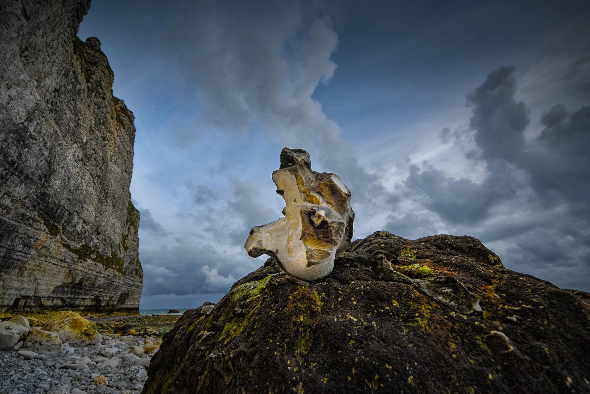 Der Zahn der Zeit - Klippen bei Yport
