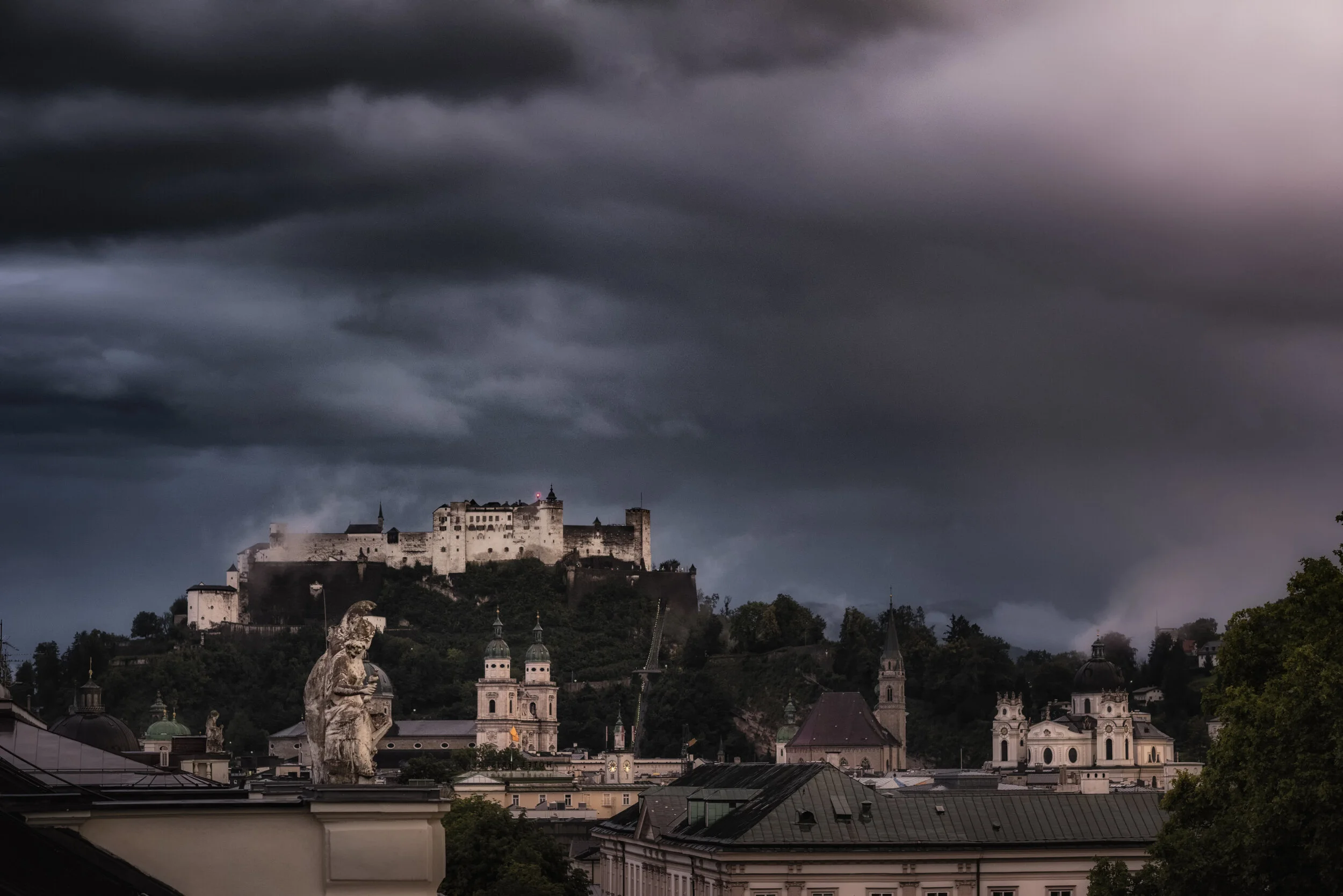 Sommergewitter statt Schnürlregen... Salzburg
