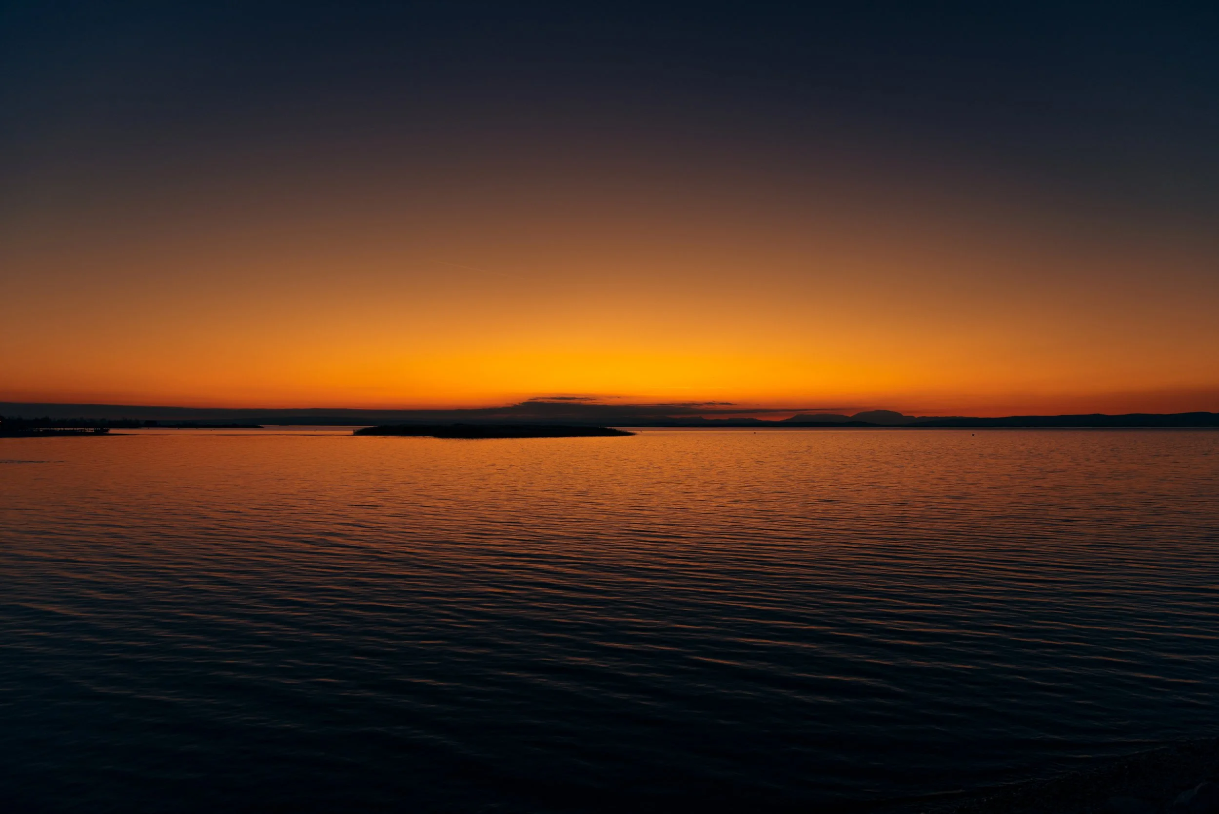 Eintauchen in die Herbstnacht - Neusiedlersee