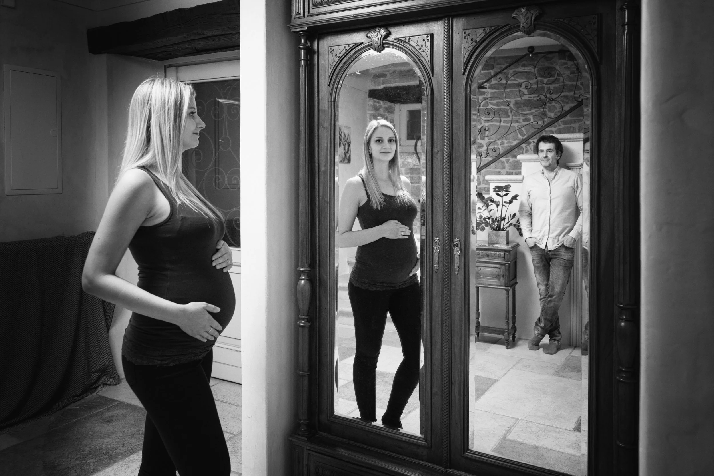 schwarzweiss hoch drei