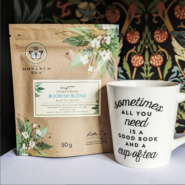 We love creating custom tea blends ❤️

Featured here is our Bookish Blend for @pickwickbooks in Waterdown, Ontario!

This is a cozy Sri Lankan black tea blend with notes of creamy caramel and malt. Perfect for snuggling up with a good book.

What's i