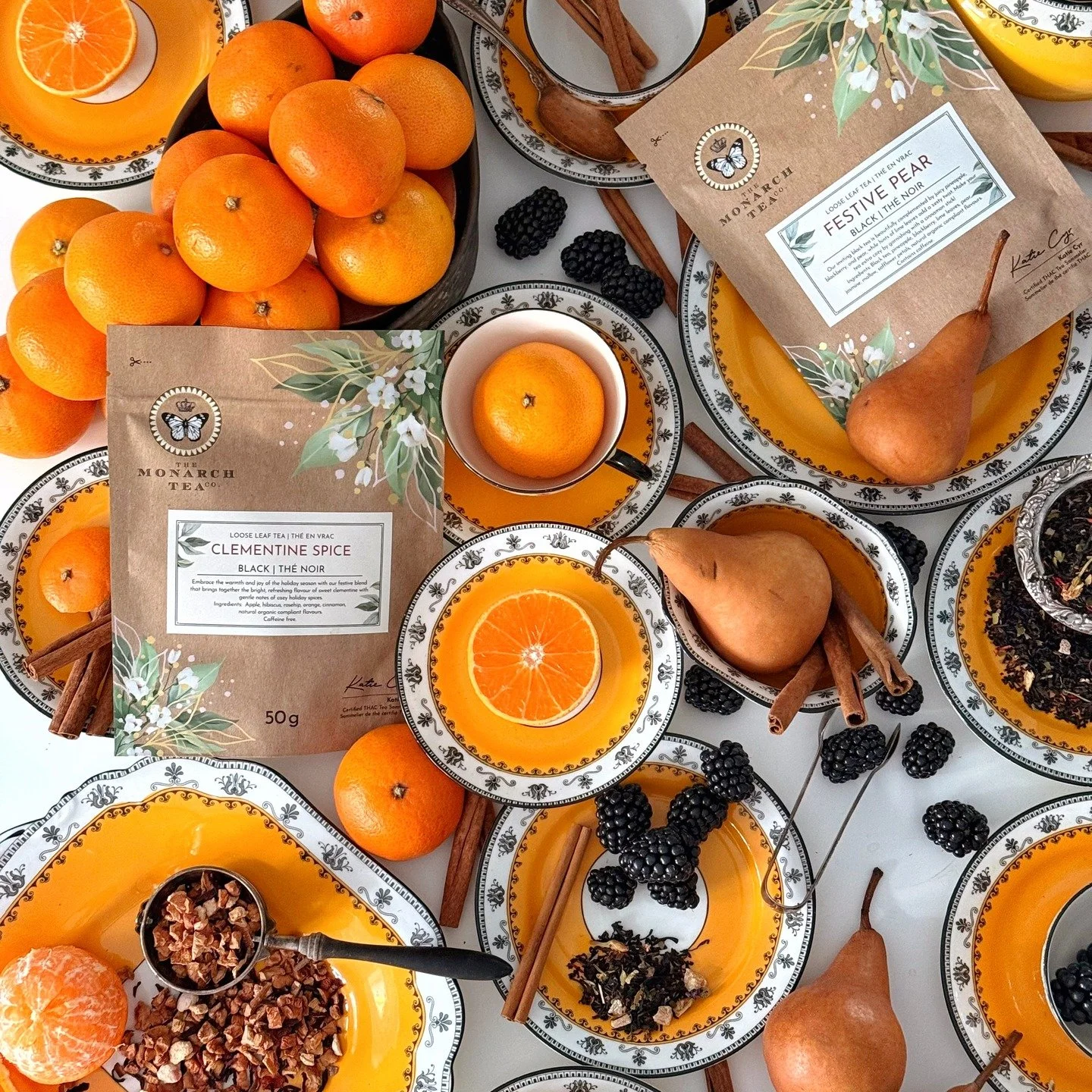 🎄We are so excited to announce the launch of our Holiday 2025 Line!🎄

Our special holiday teas &amp; tisanes include:

🎁Nutcracker Blend

🎁Holiday Sunrise

🎁Clementine Spice

🎁Festive Pear

🎁Toffee Apple

🎁Mistletoe Chai

🎁Warm Vanilla Spice