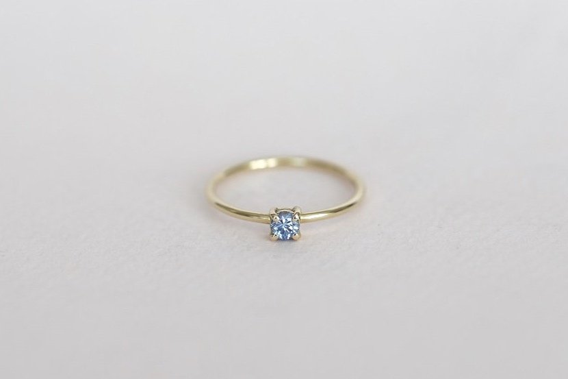 Sapphire Ring, Solid gold