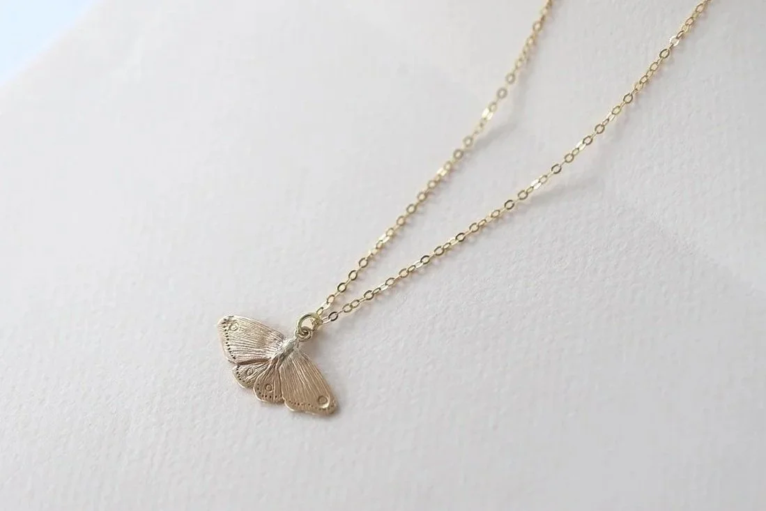 Moth Pendant Bronze