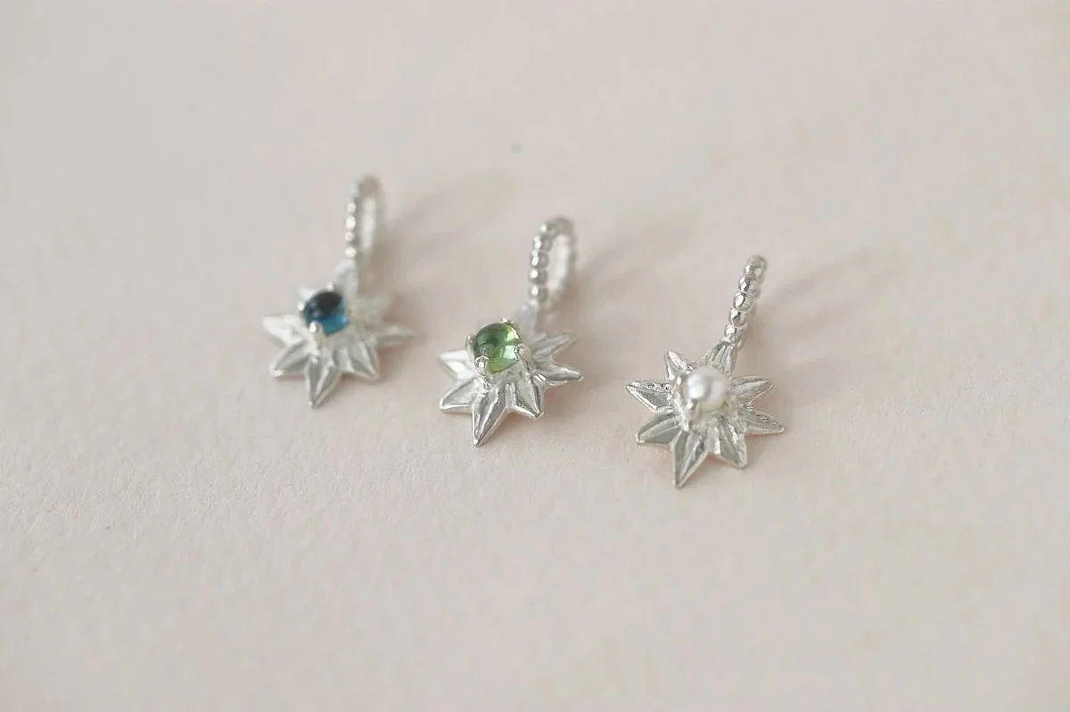 Phoenice Star Pendant, Silver