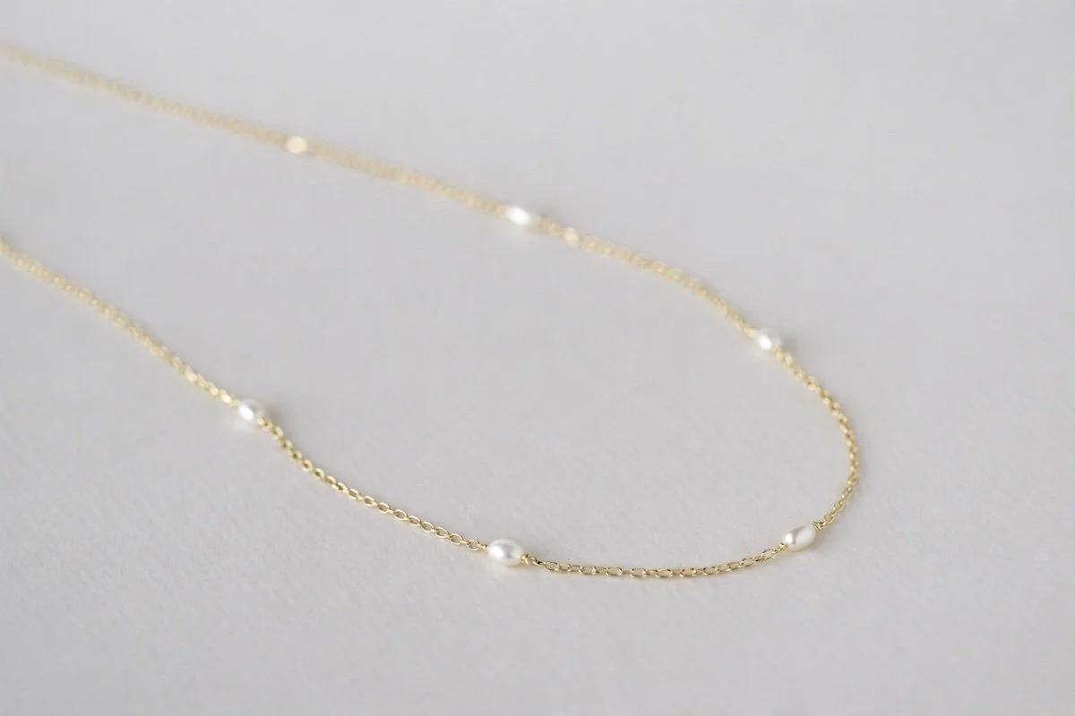 pearl and chain necklace gold.jpg