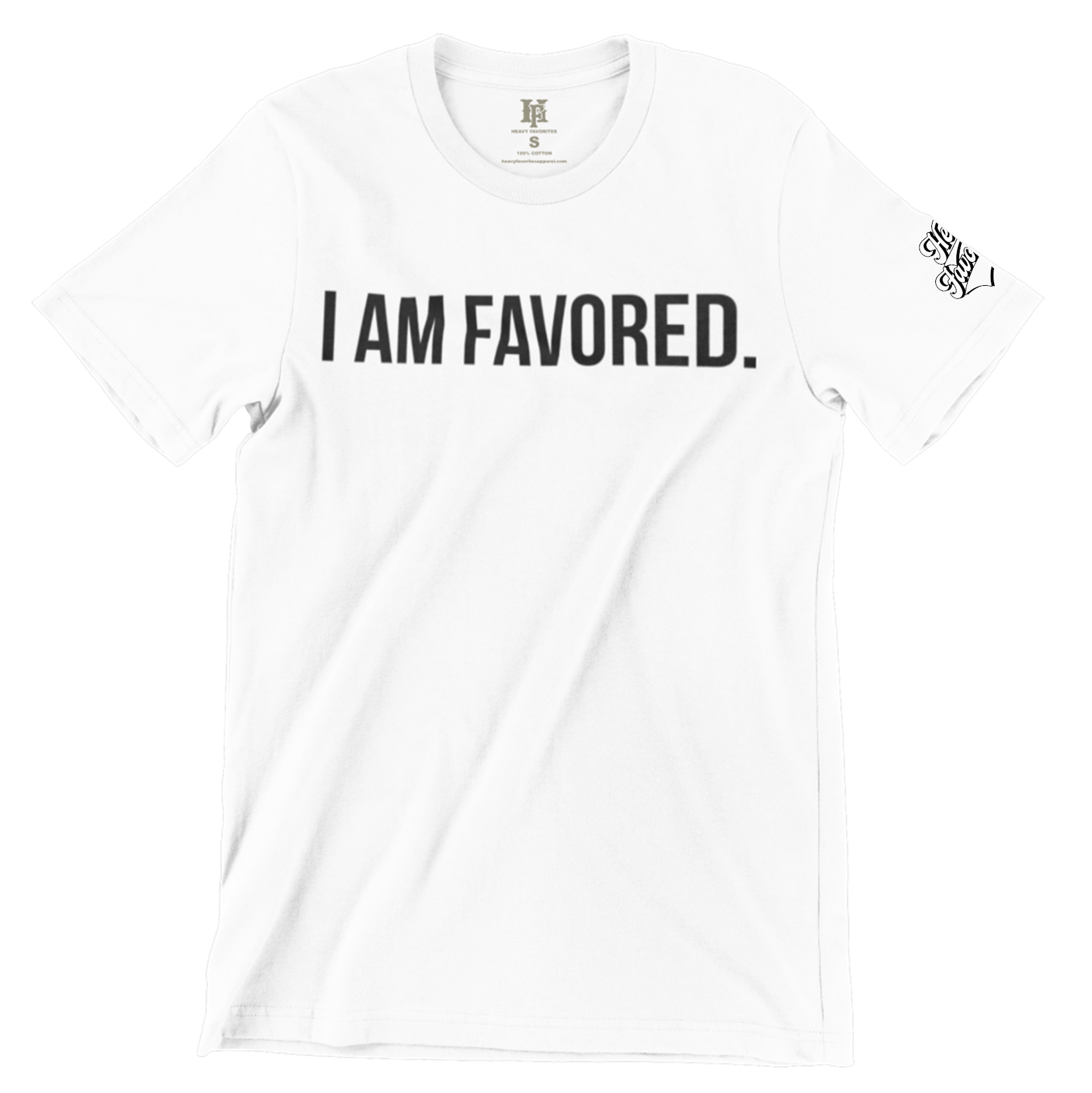 i am favored black on white.png