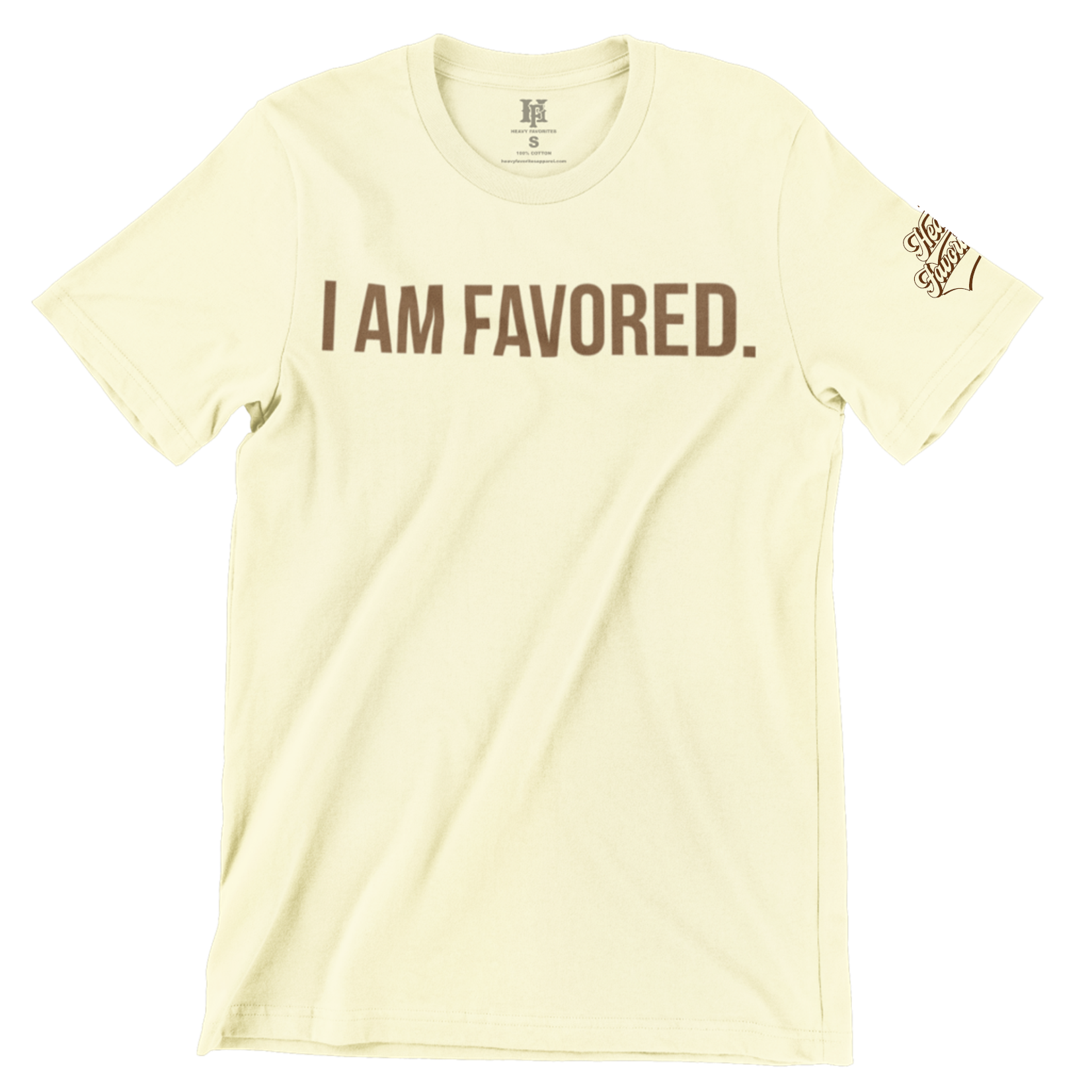 I AM FAVORED Cream/Brown
