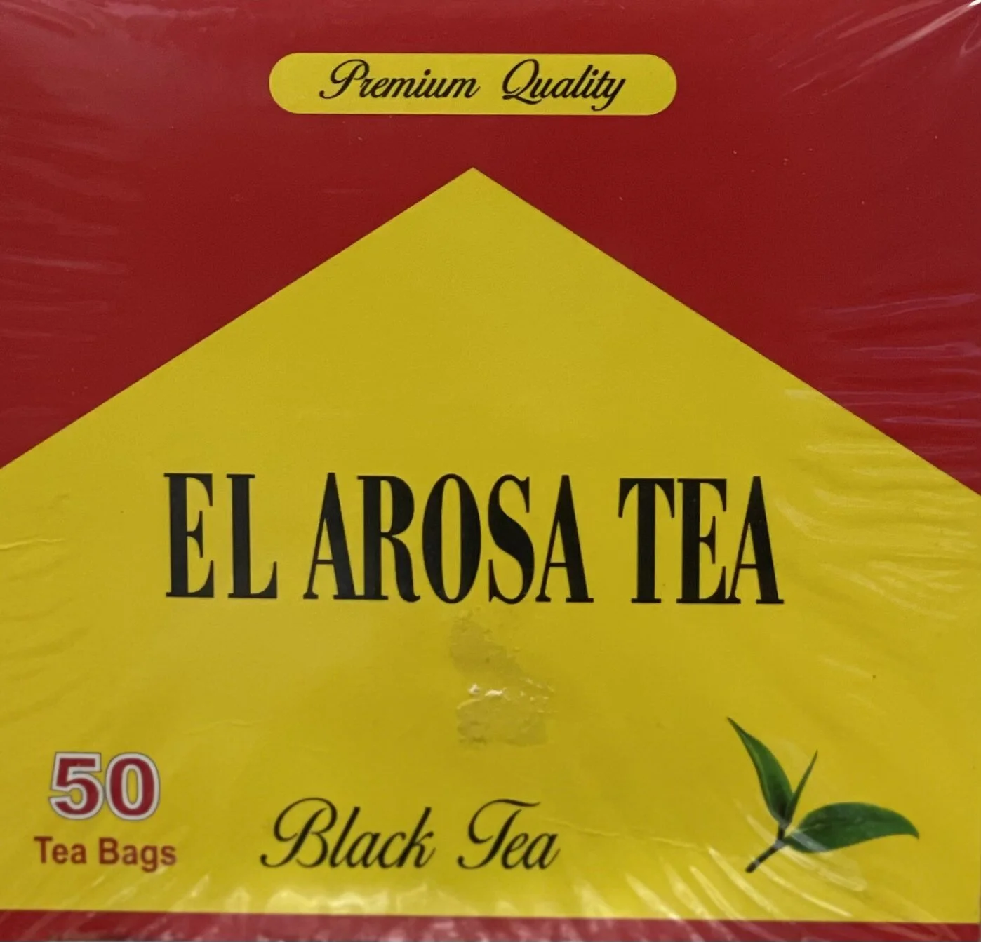 El Arosa Tea; Egyptian Tea Leaves in Tea Bags.