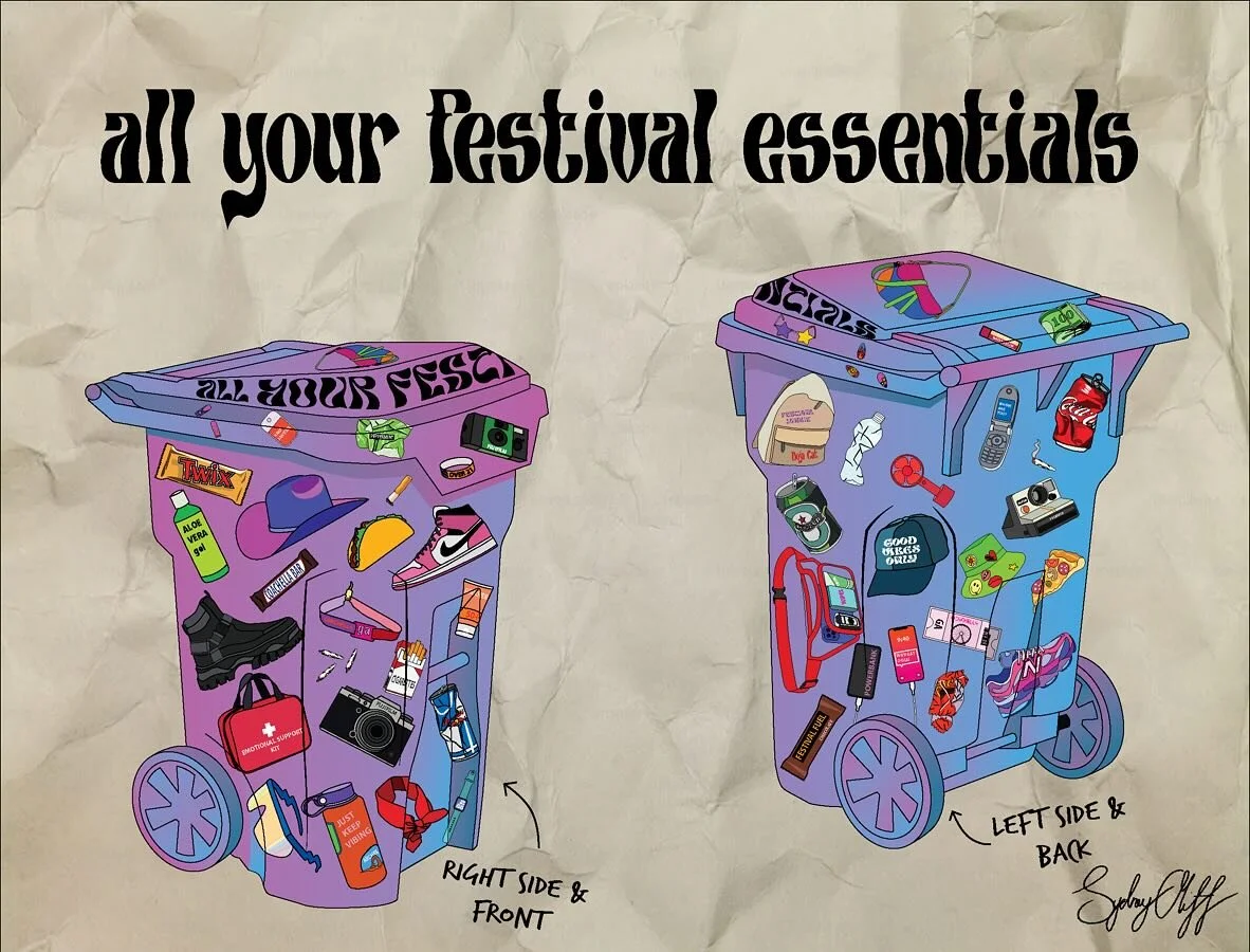 I&rsquo;ve wanted to do this for years and I finally did it! This is my design entry for the #TRASHedCoachella #ArtOfRecycling bin for @globalinheritance 🎡🗑️

My design is inspired by the vibrant energy and unique atmosphere of Coachella and serves