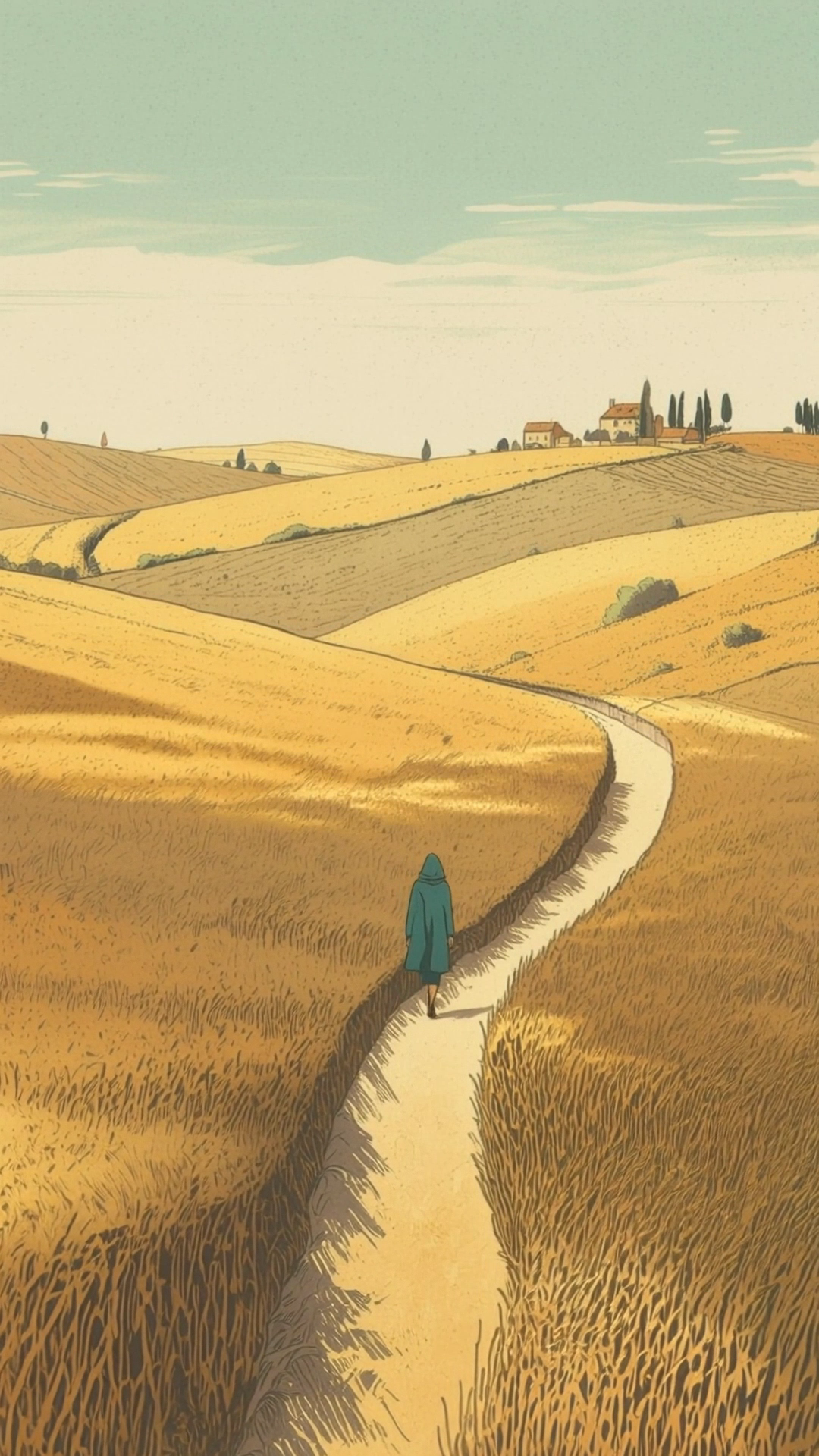 Rolling Hills at Dawn