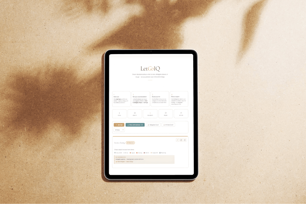 LetGoIQ - Free Delegation App