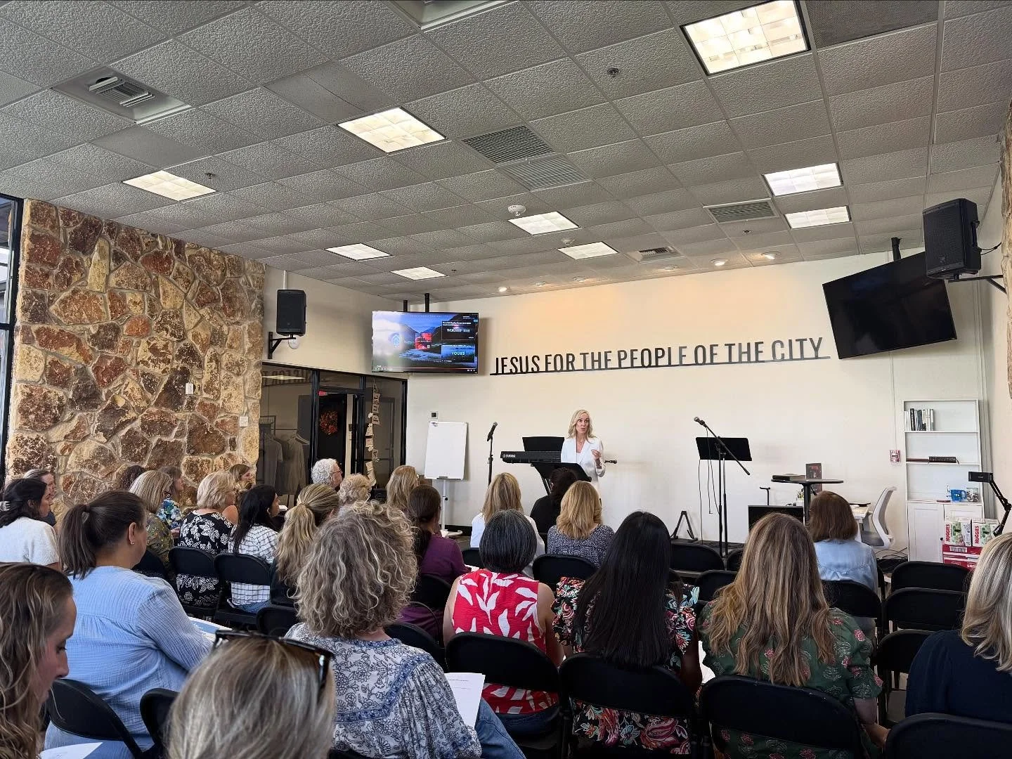 I was honored to be with the wonderful women of @bayoucityfellowship and @cody.andras yesterday morning to kick off their fall Bible study of 101: Discovering the Character of God. 

I&rsquo;m passionate about knowing God&rsquo;s character because I 